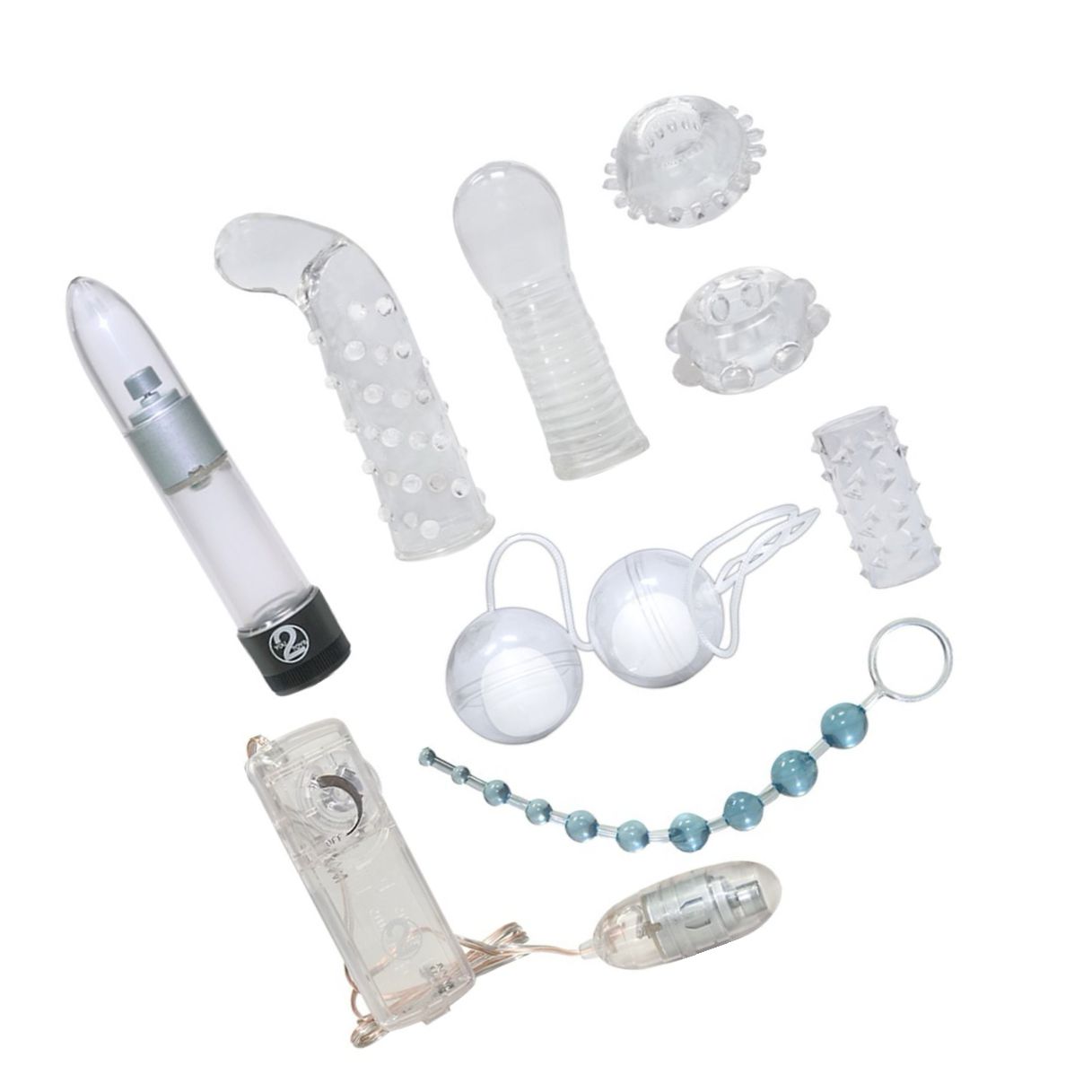 Set Jucarii Sexuale Crystal Transparent