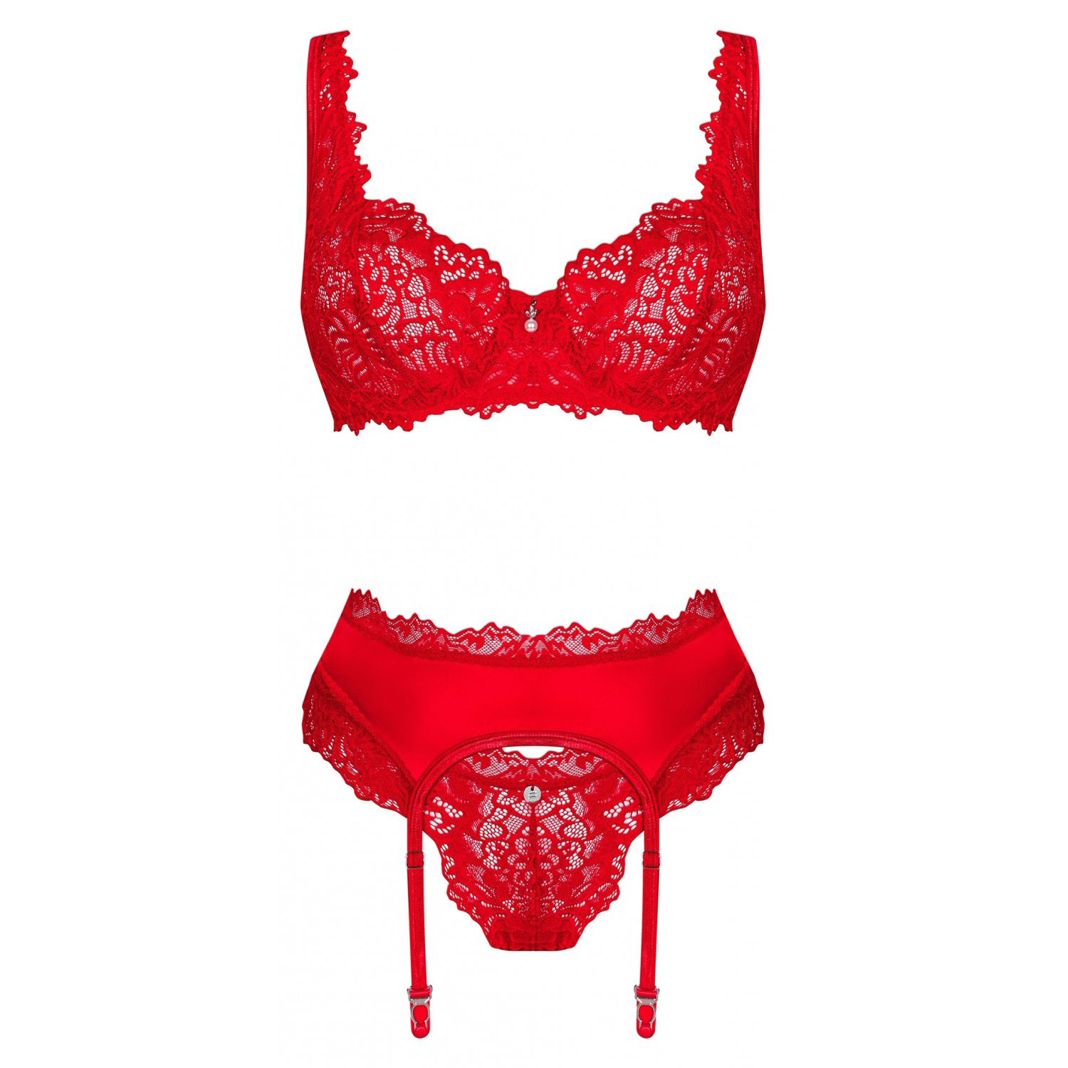 Set Obsessive Amor Cherris 3 Piese Rosu