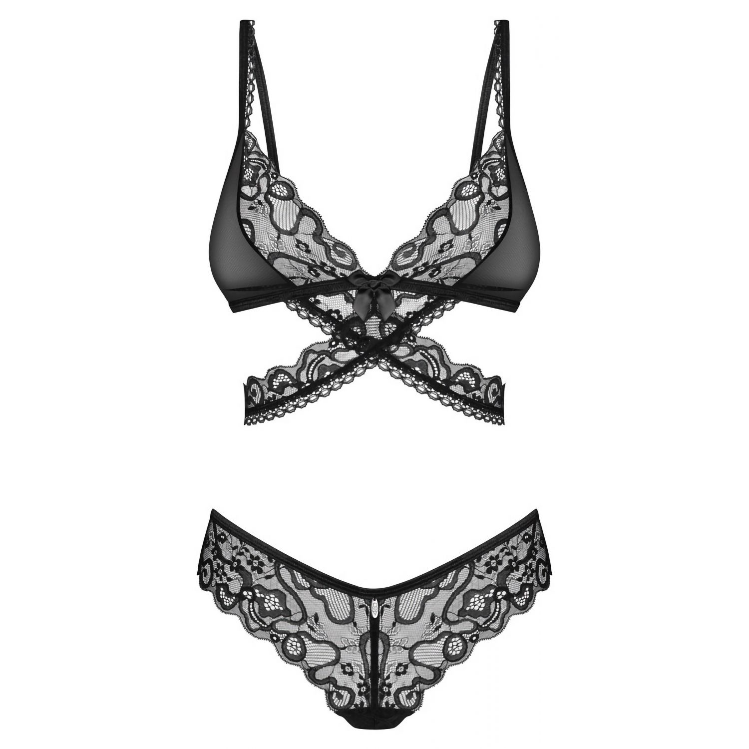 Set Obsessive Blomentis 2 Piese Negru