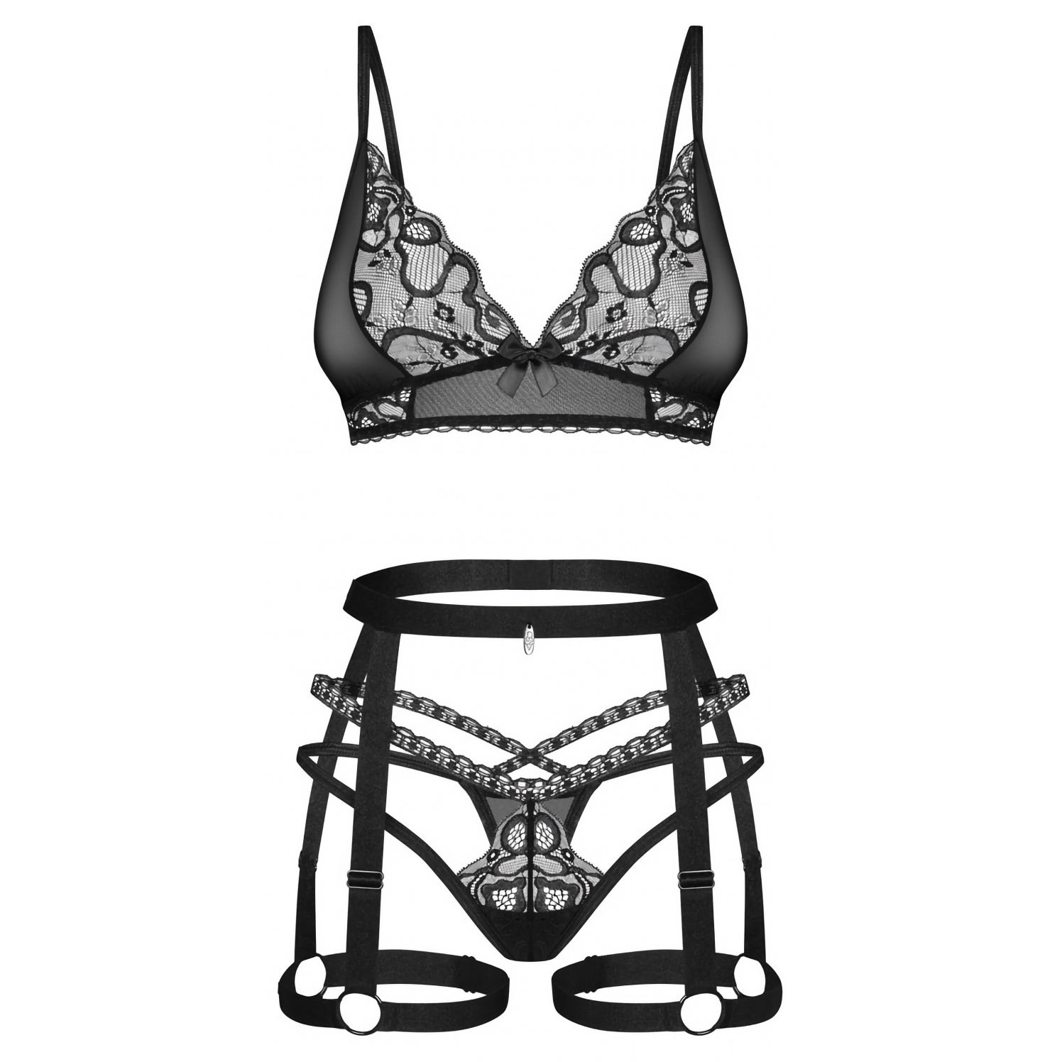 Set Obsessive Blomentis Negru
