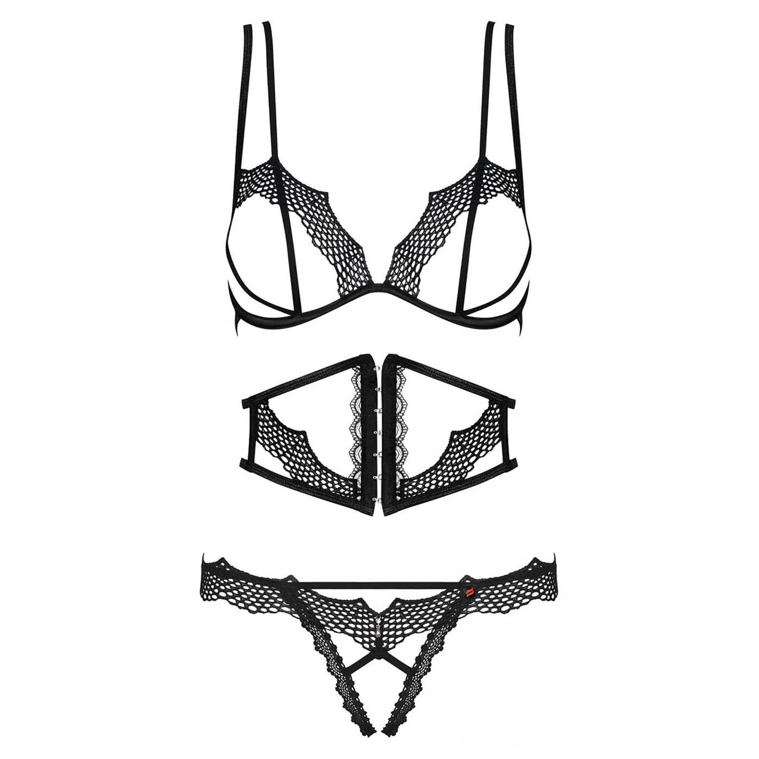 Set Obsessive Bravele Negru