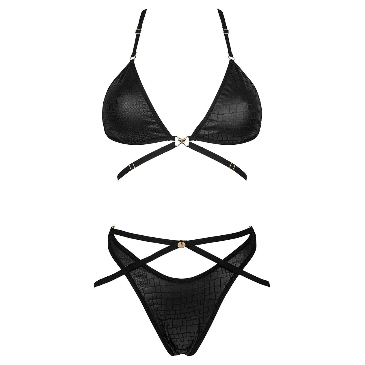 Set Obsessive Cobra Nive Negru