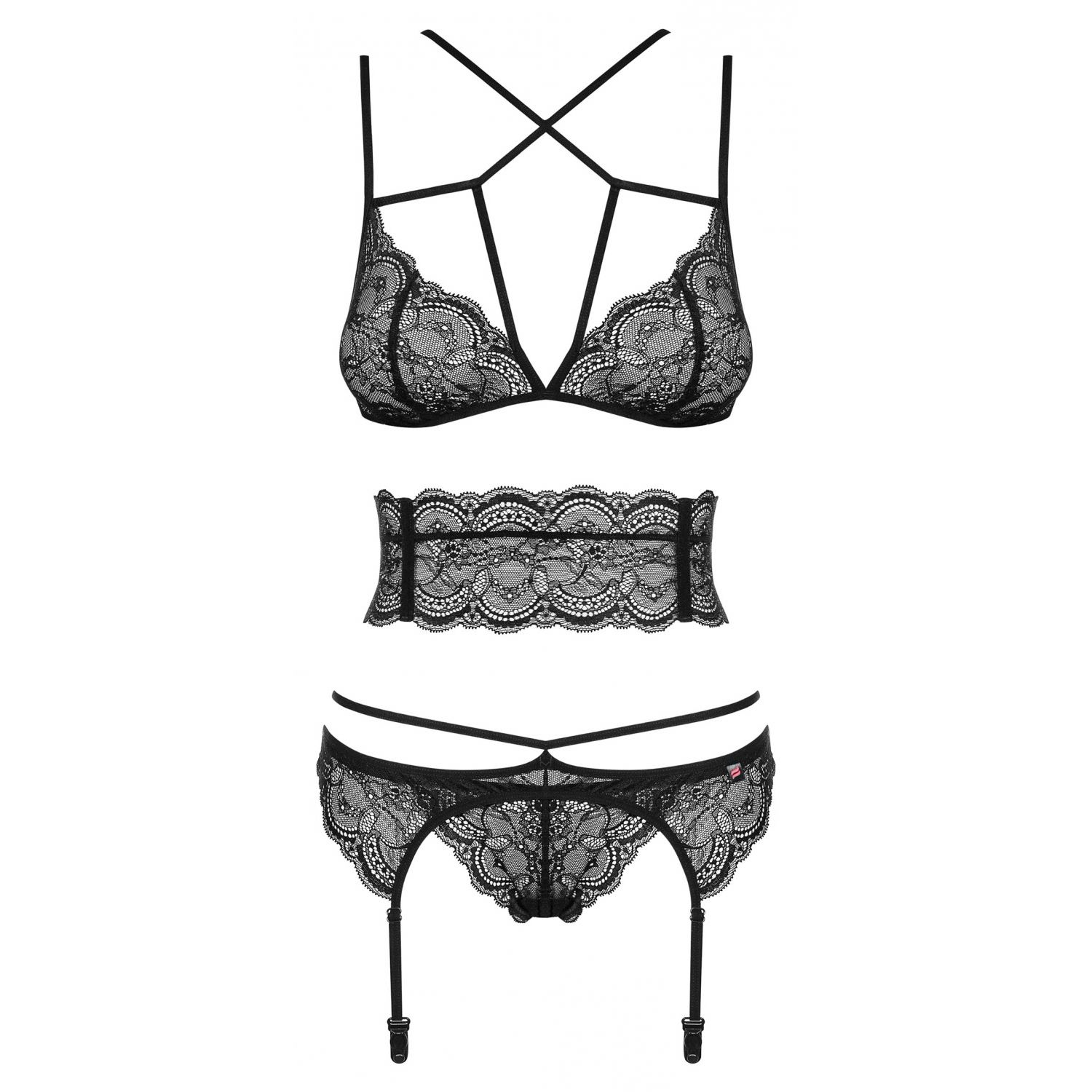 Set Obsessive Frivolla Negru