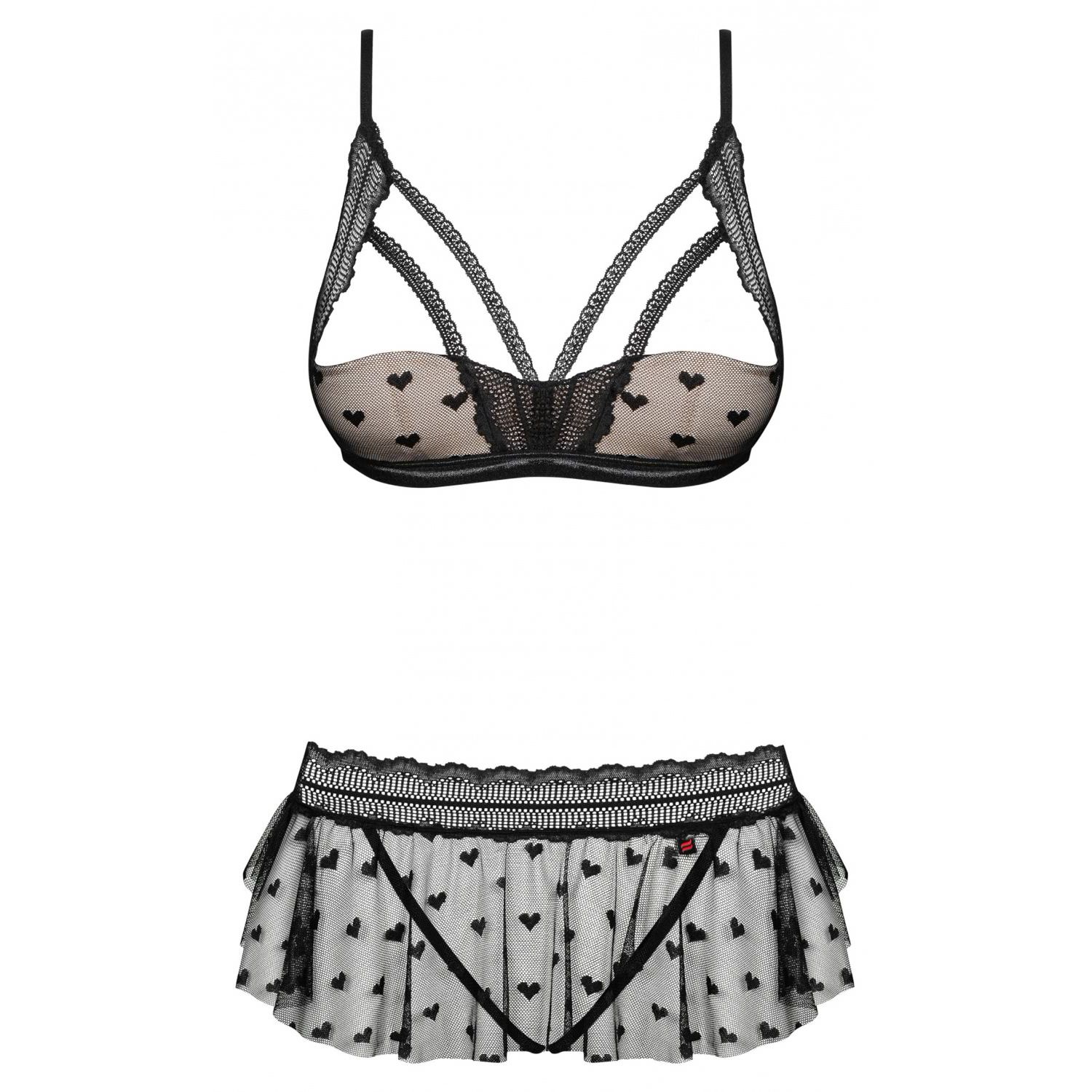 Set Obsessive Heartia Negru