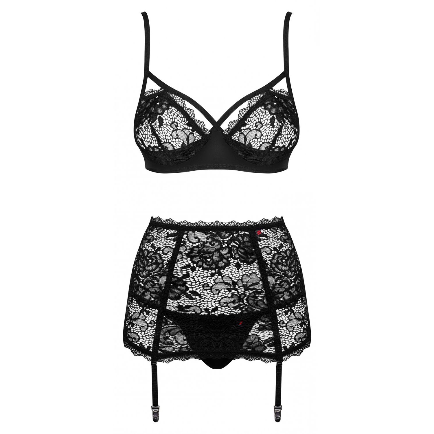 Set Obsessive Peonesia Negru