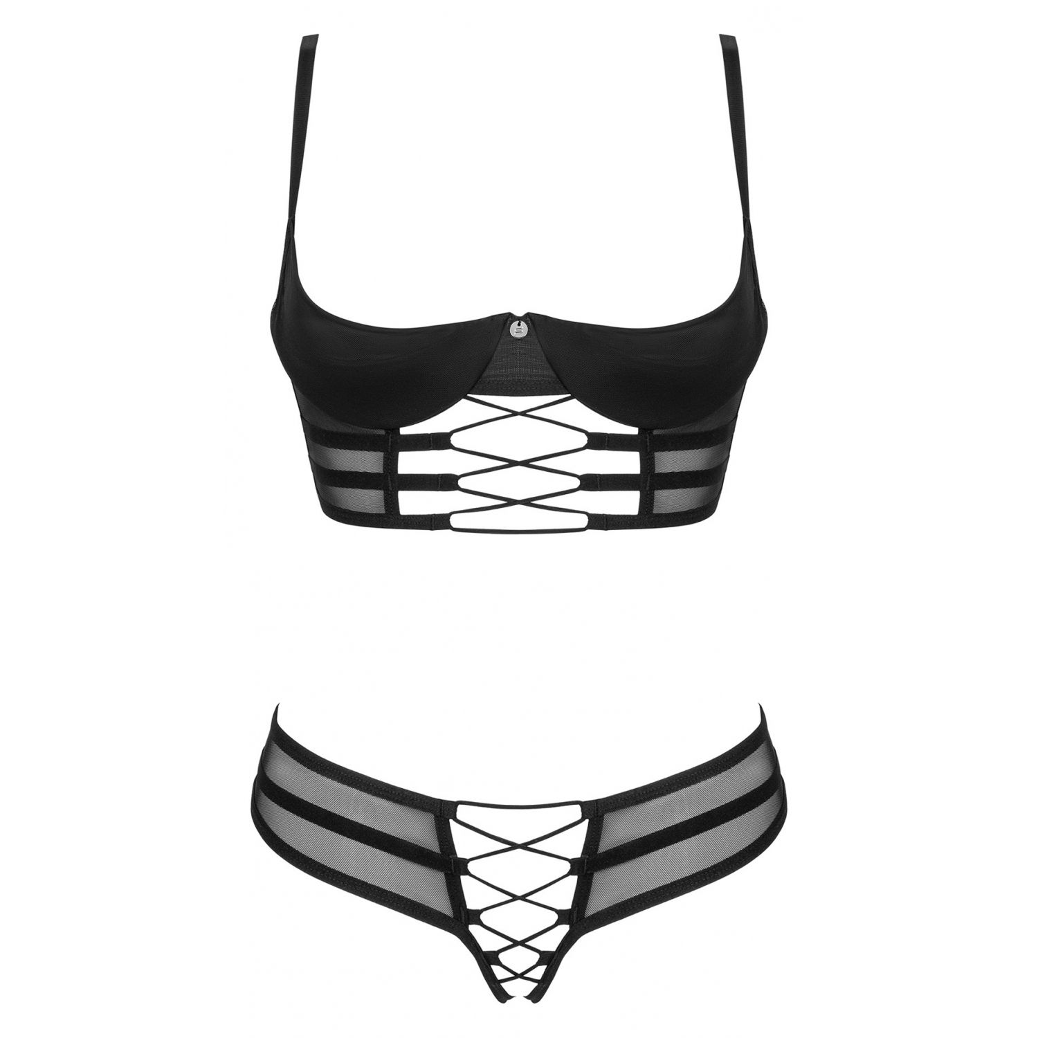 Set Obsessive Roxelia Decupat Negru