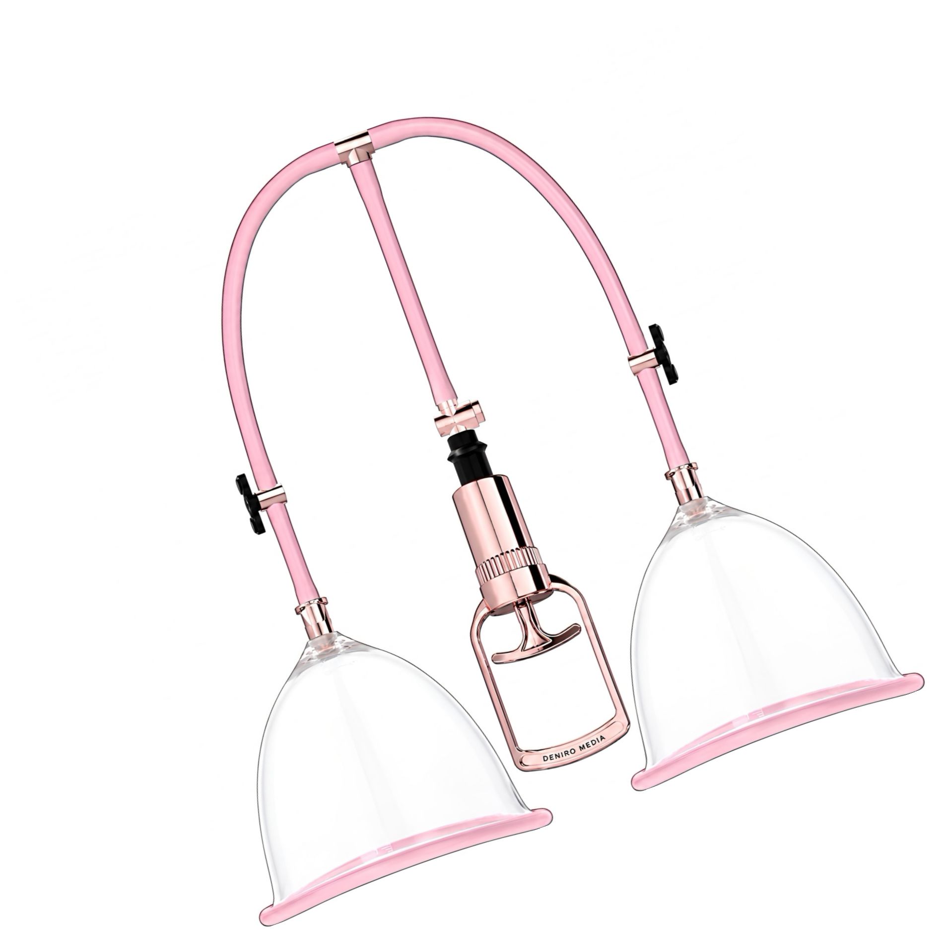 Set Pompă Sâni Large Rose Gold