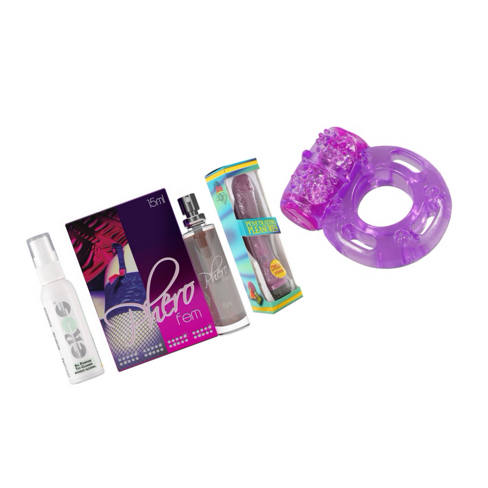 Set Seducție Totală: Kit Intens Mov