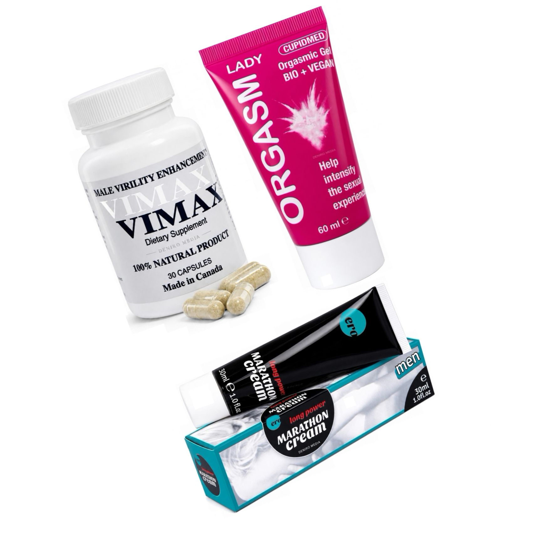 Set Trio: Putere, Rezistență și Plăcere Instant