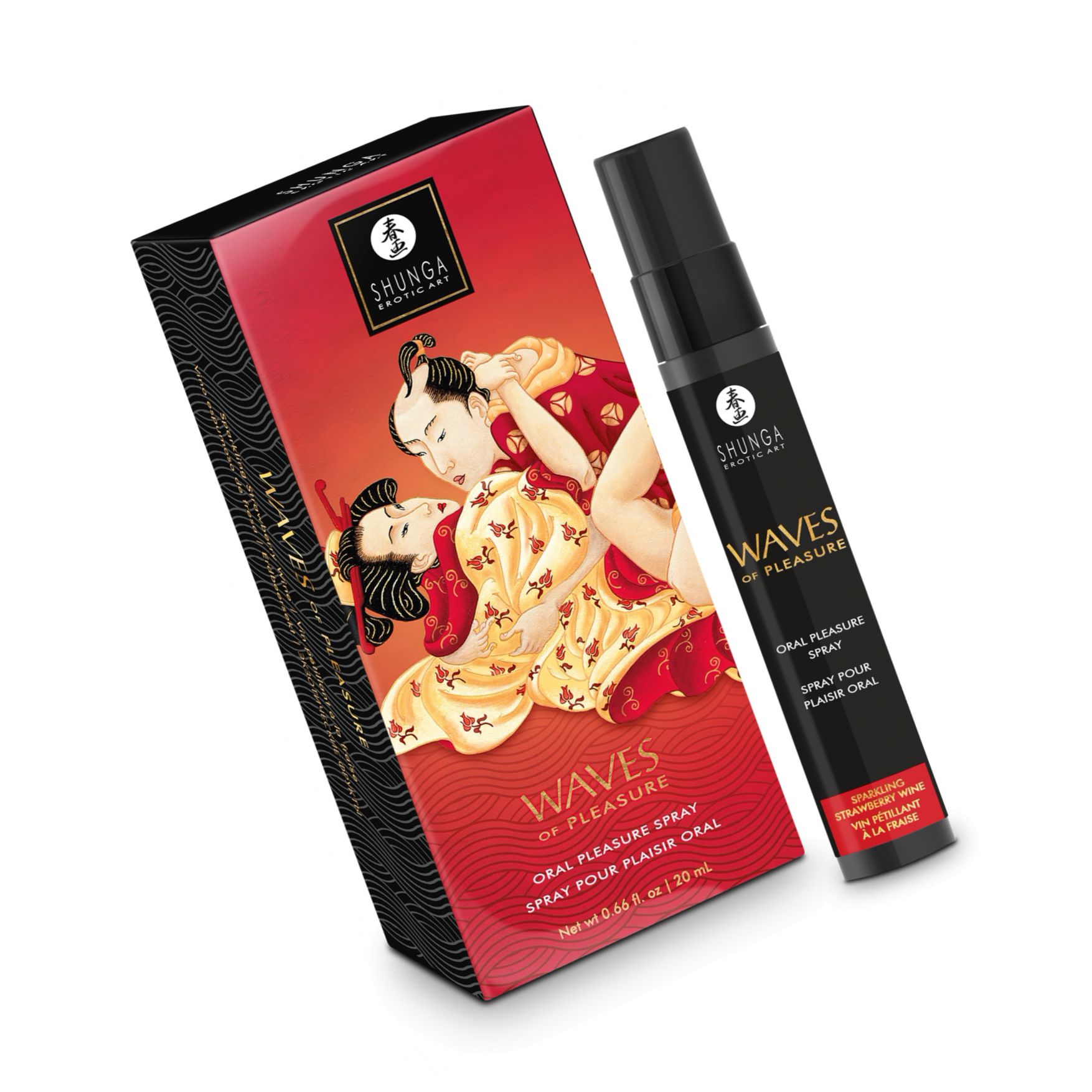 Shunga Waves Of Pleasure — Spray Căpșuni Spumante