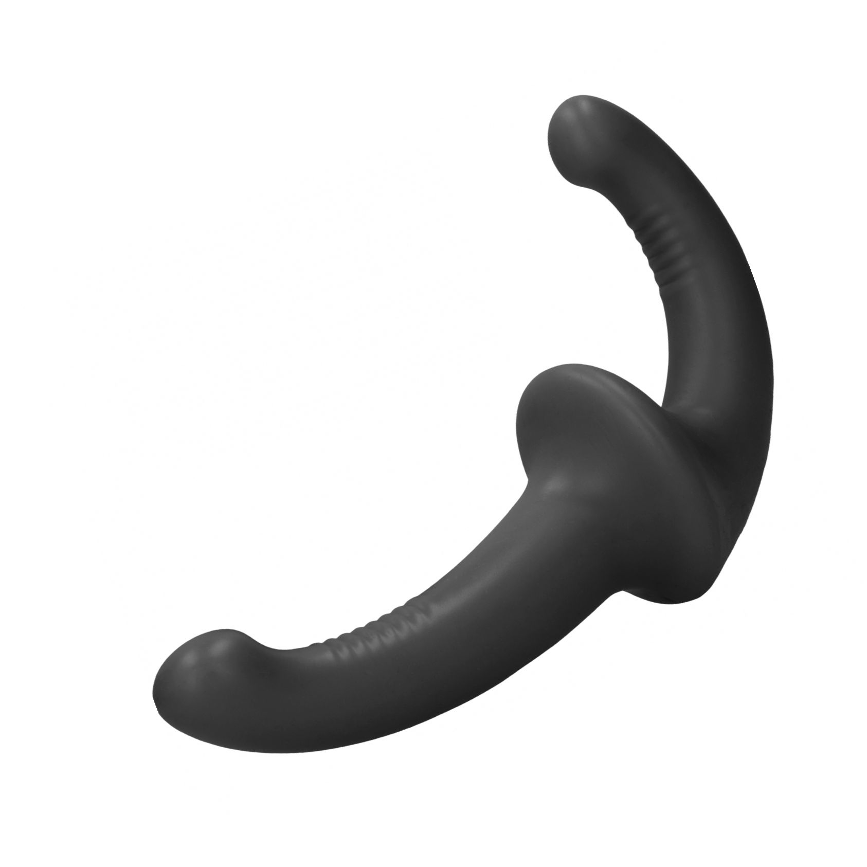 Silicone Strapless Strapon Negru