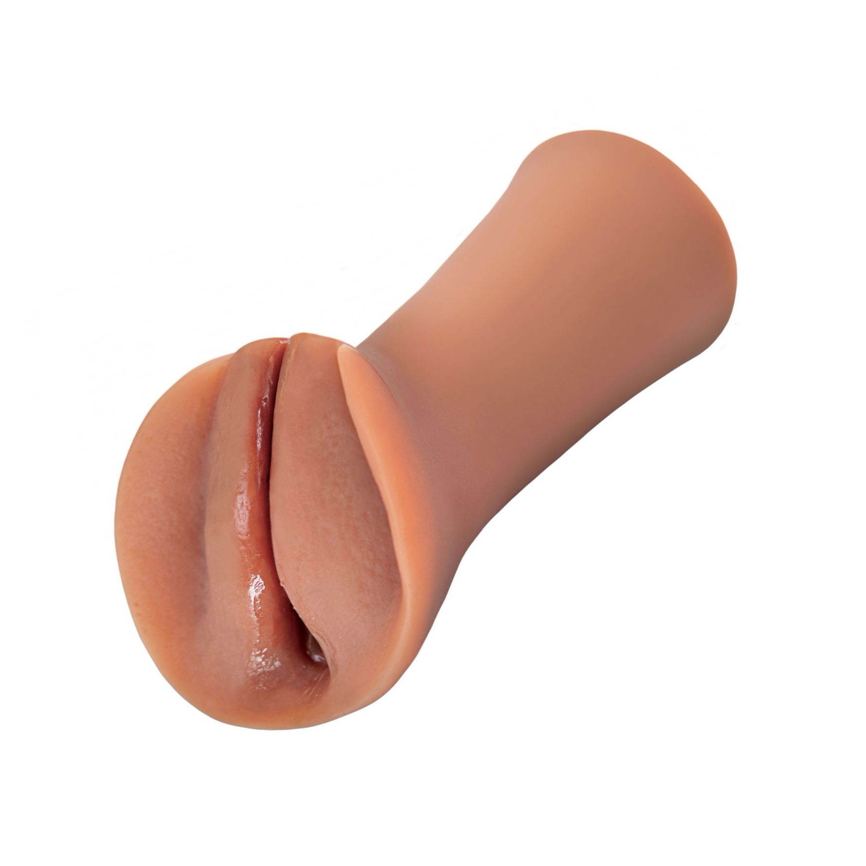 Slippery Slit Masturbator Auto-lubrifiant Caramel