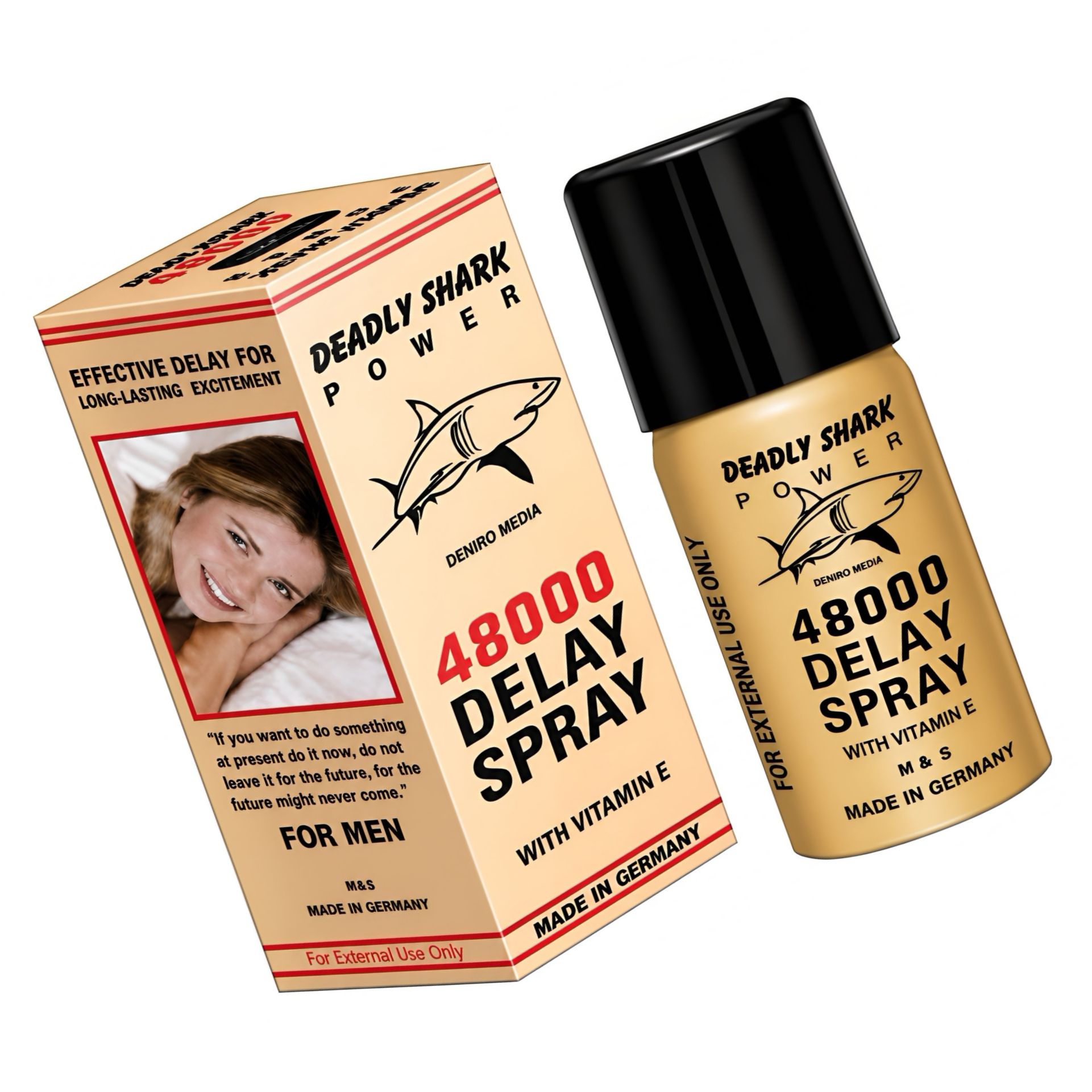 Spray Concentrat Deadly Shark Power 48000, Vitamină E -
