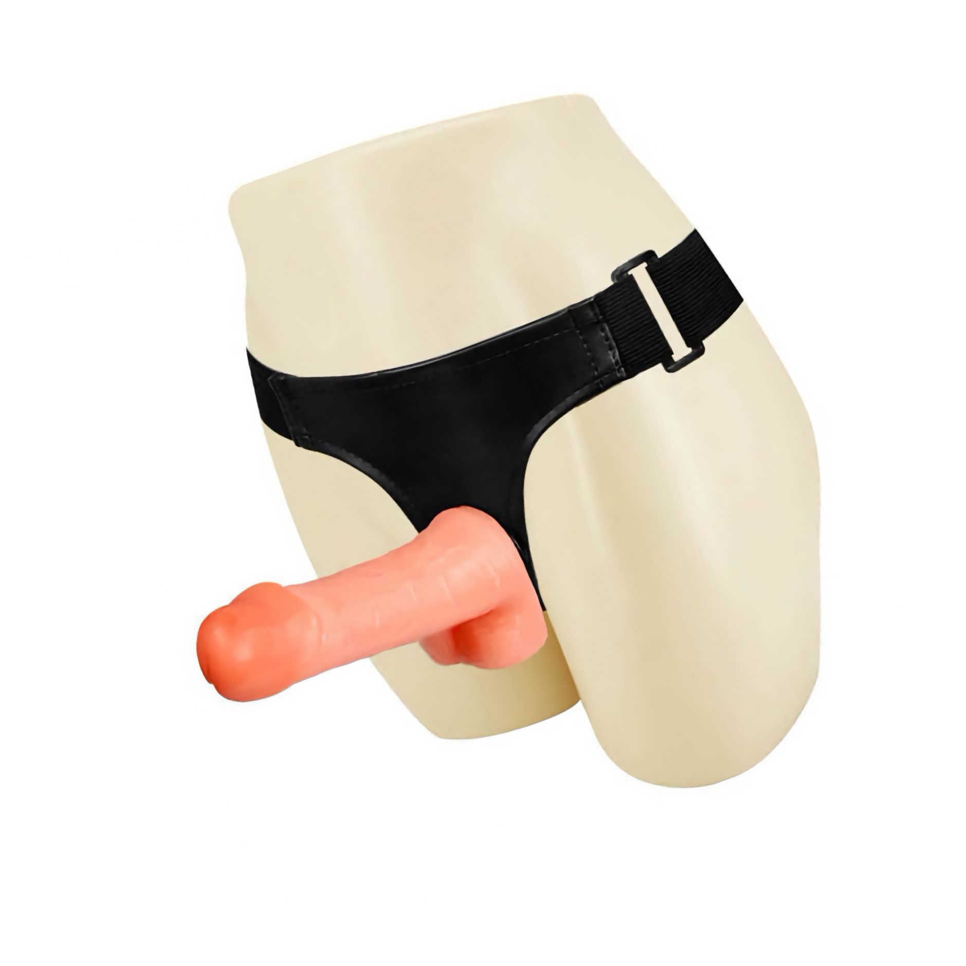 Strap On cu Testicule Ultra Cyberskin