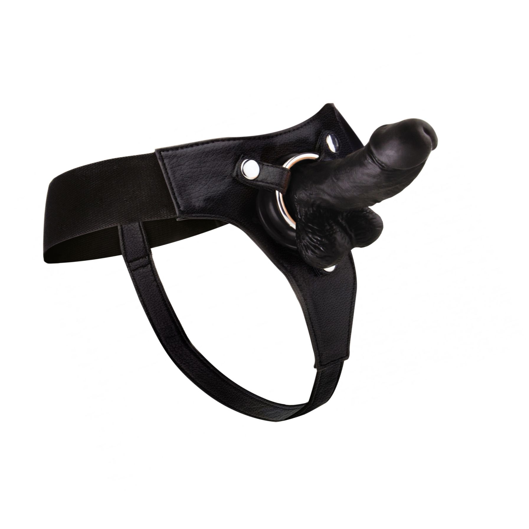 Strap-On Realistic 6 Inch Negru