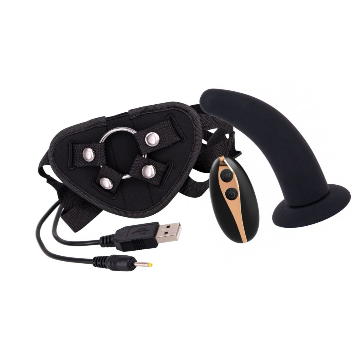 Strap-On Seven Creations Vibration Negru