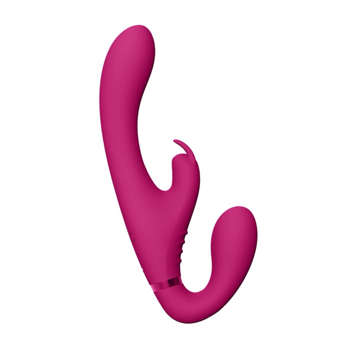 Suki Vibrating Strapless Strap-on Rabbit Roz