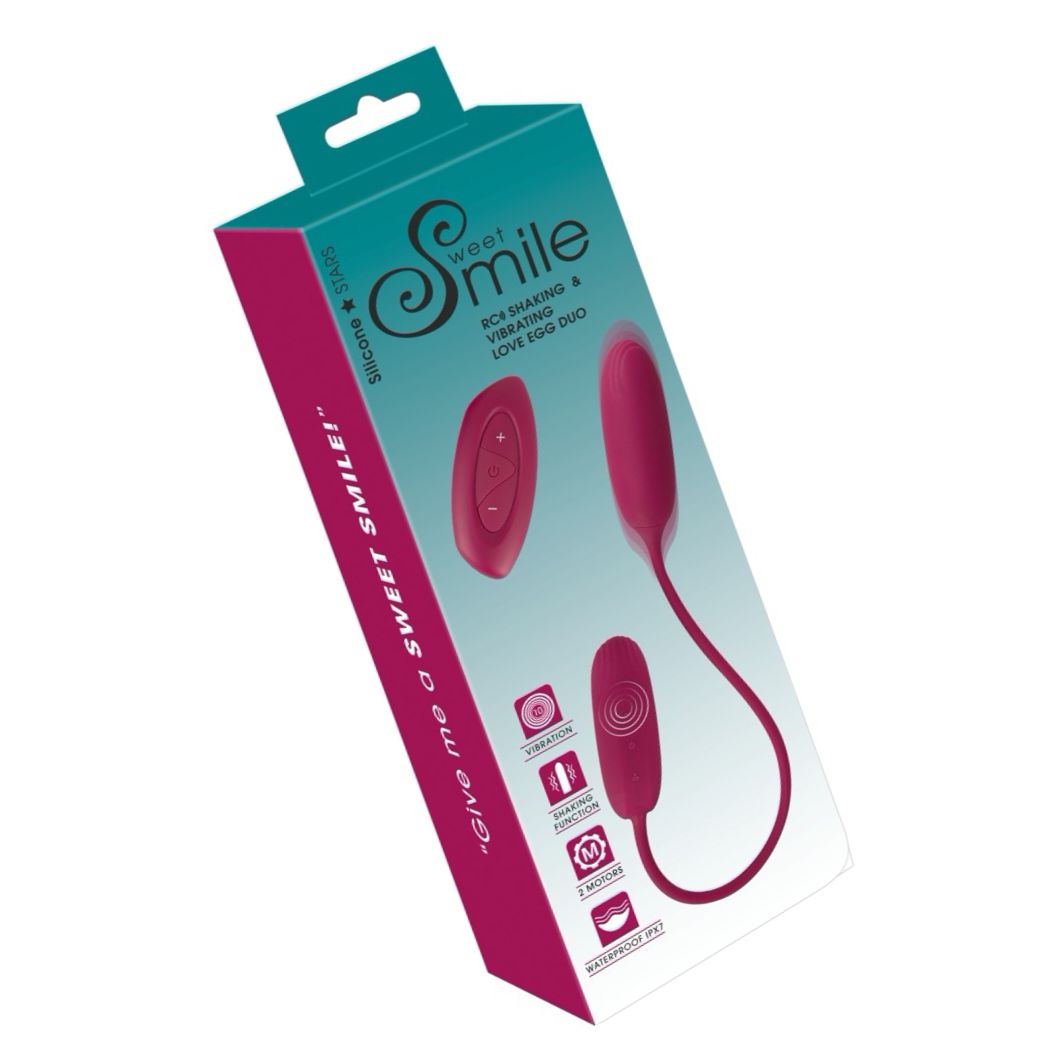 Sweet Smile Love Egg Duo — 10+7 Moduri, Wireless