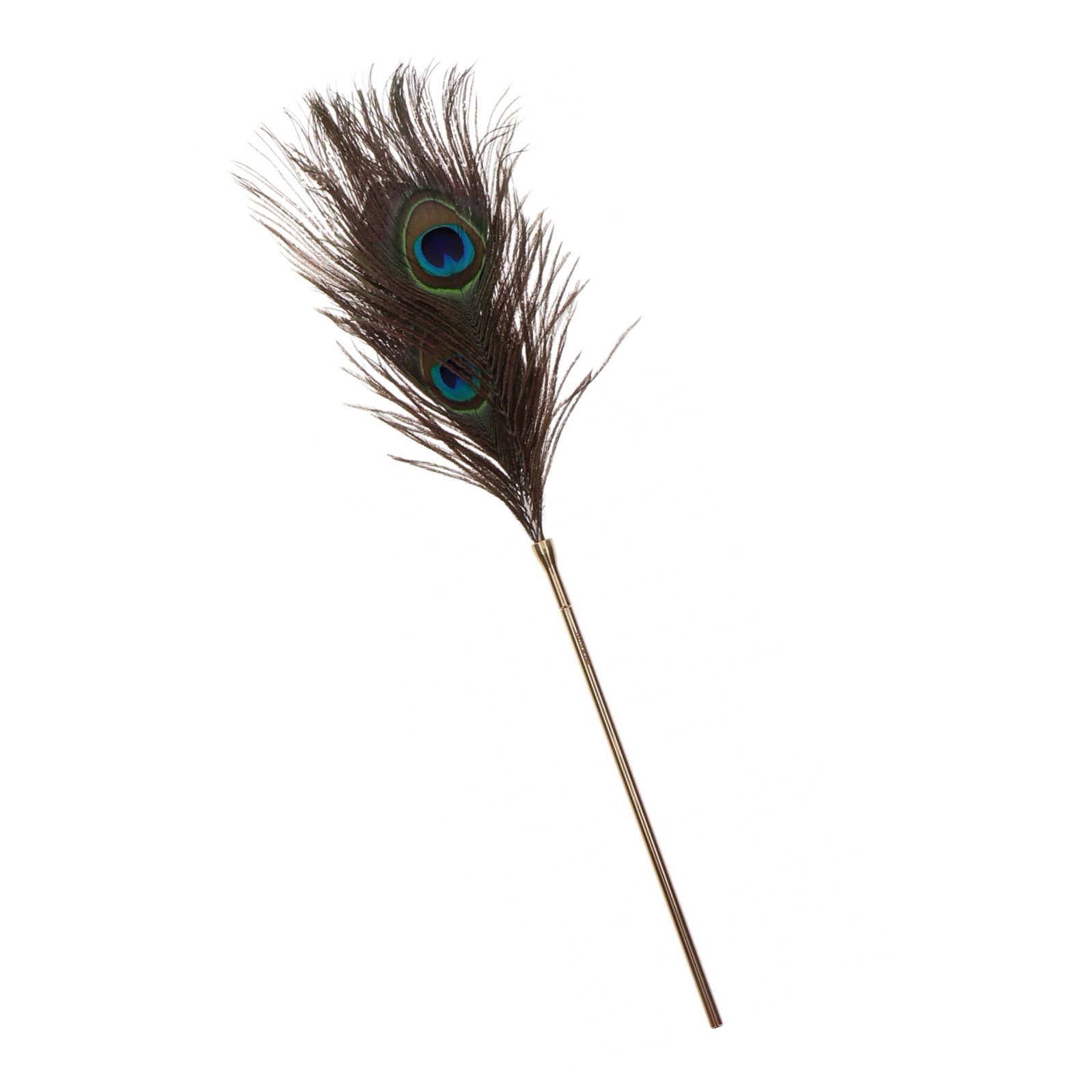 Taboom Dona Peacock Tickler Pene Paun Roz Auriu 27 cm