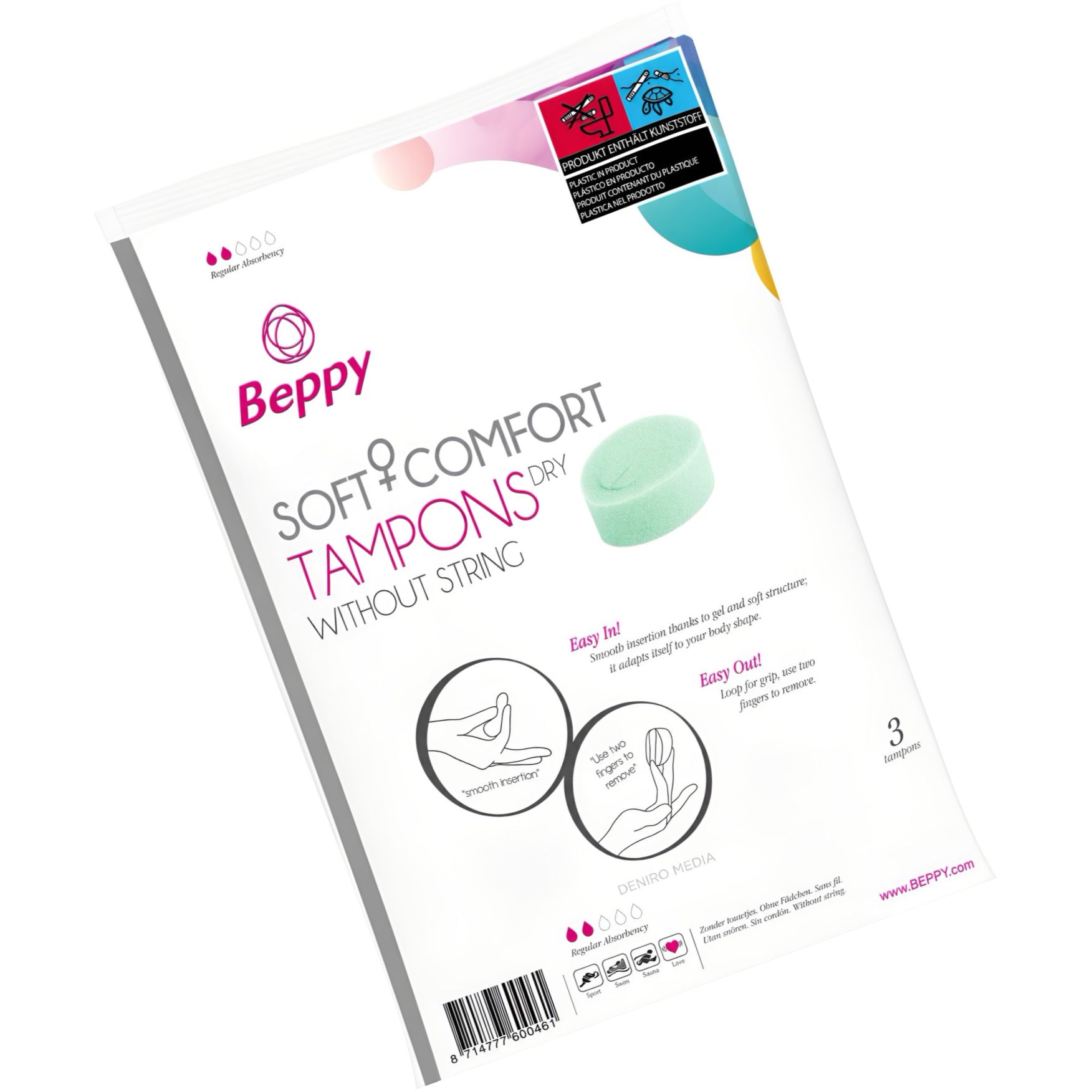 Tampoane Beppy Soft And Confort Dry 30 Bucăți