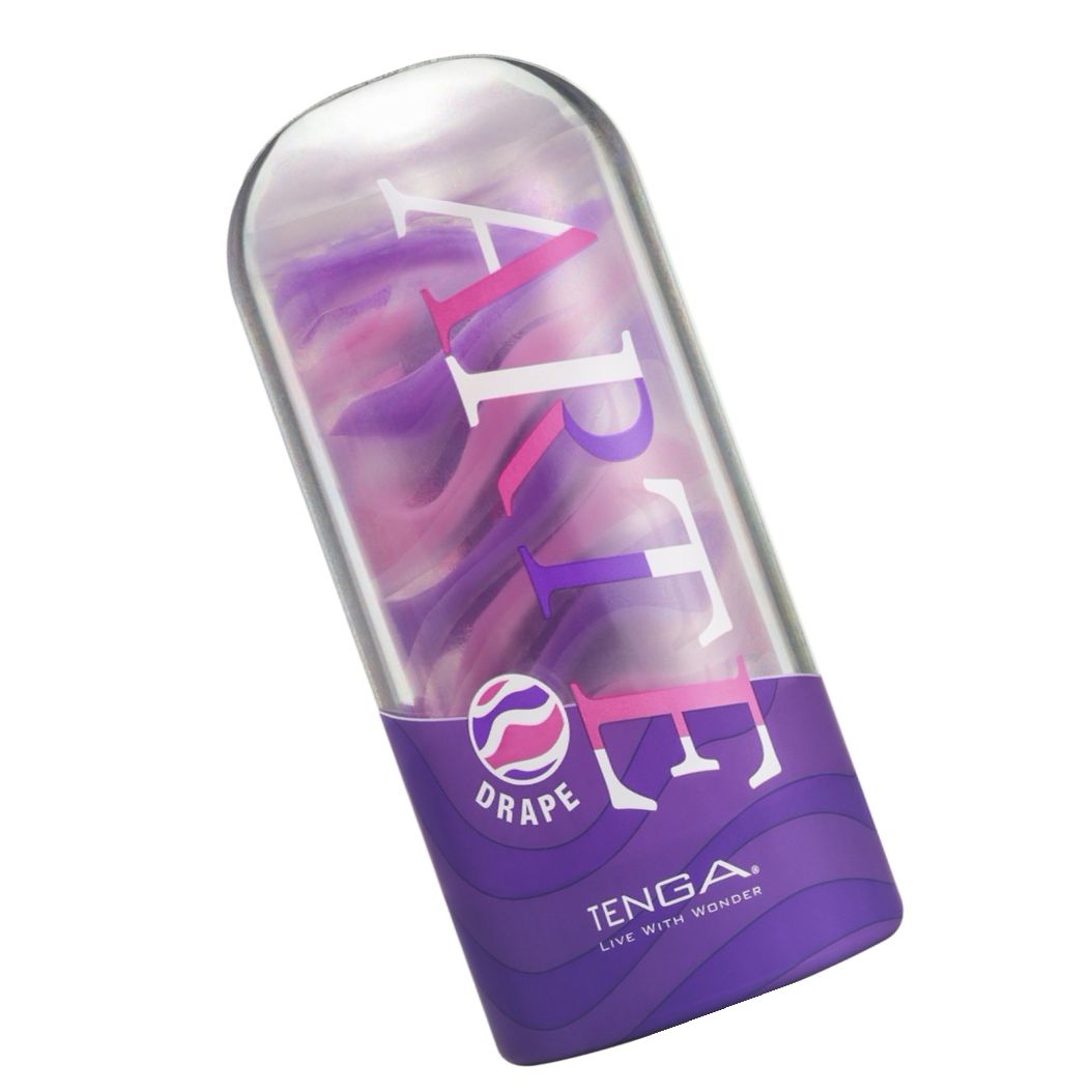 TENGA ARTE Drape - Masturbator Reutilizabil Compact 13.5 cm