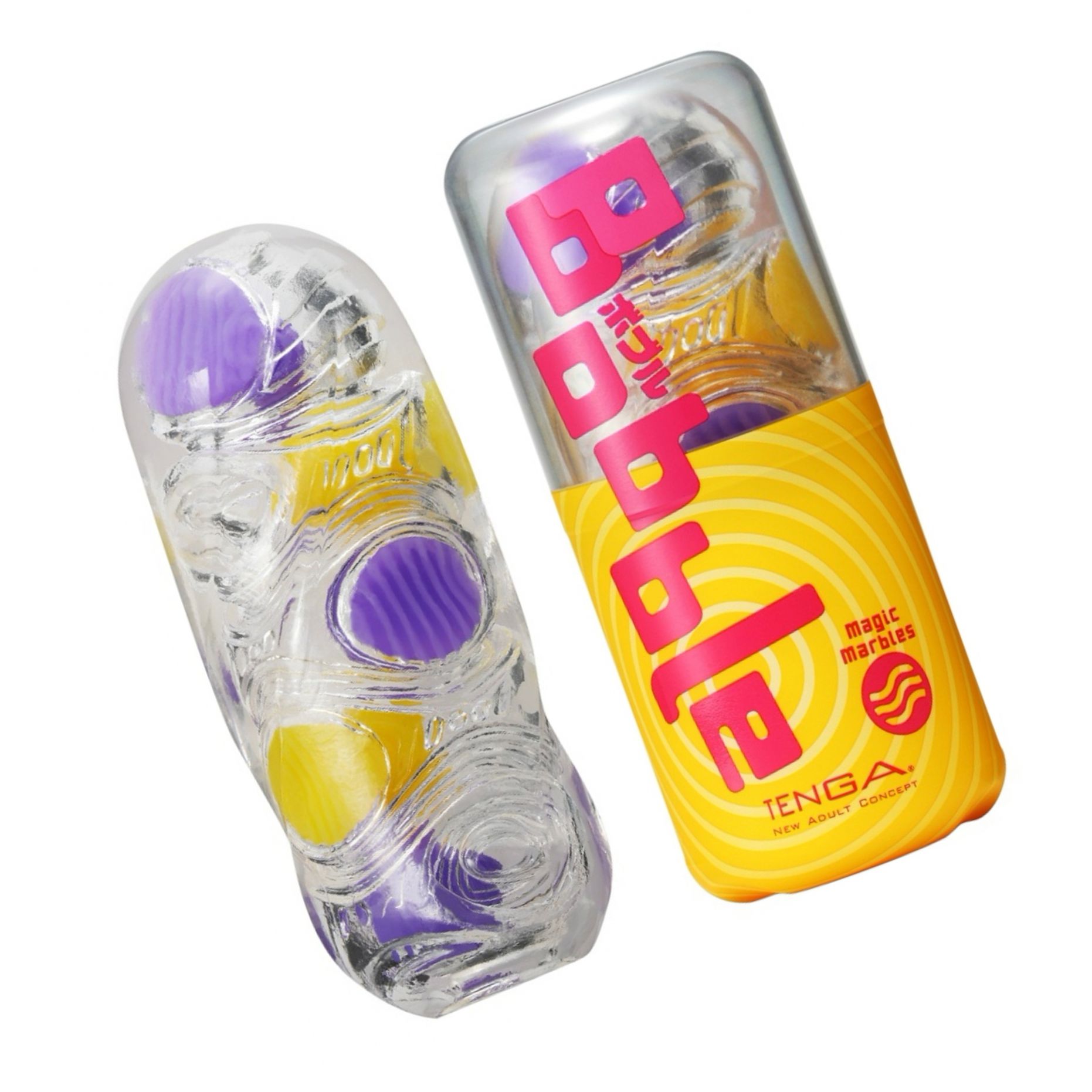 Tenga Bobble Magic Marbles — Masturbator Transparent, Dinamic