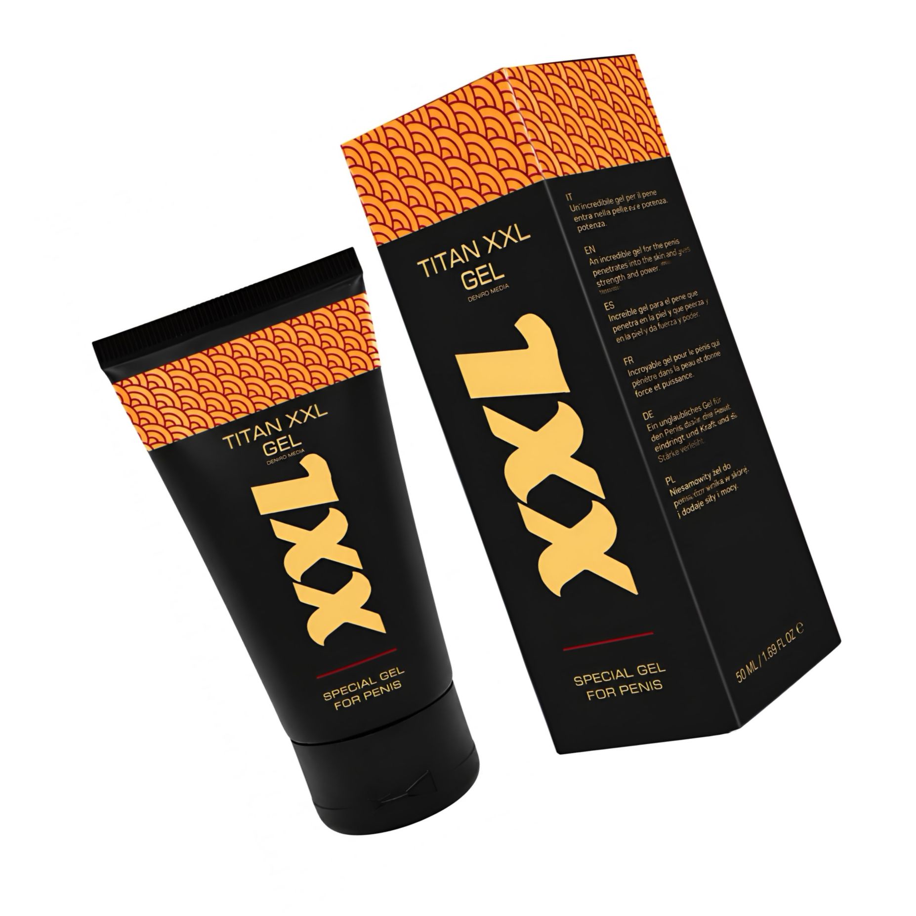Titan Gel XXL Pentru Mărire Penis, Erecție și Întârziere Ejaculare