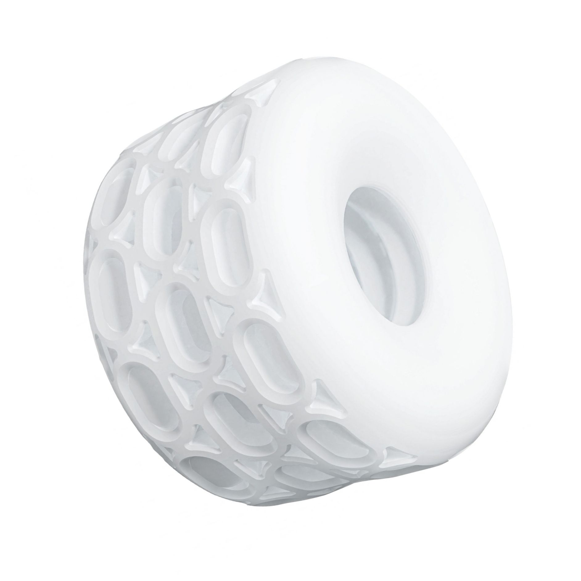 ToyJoy Hero 4în1: Inel C, Întinzător, Masturbator Alb