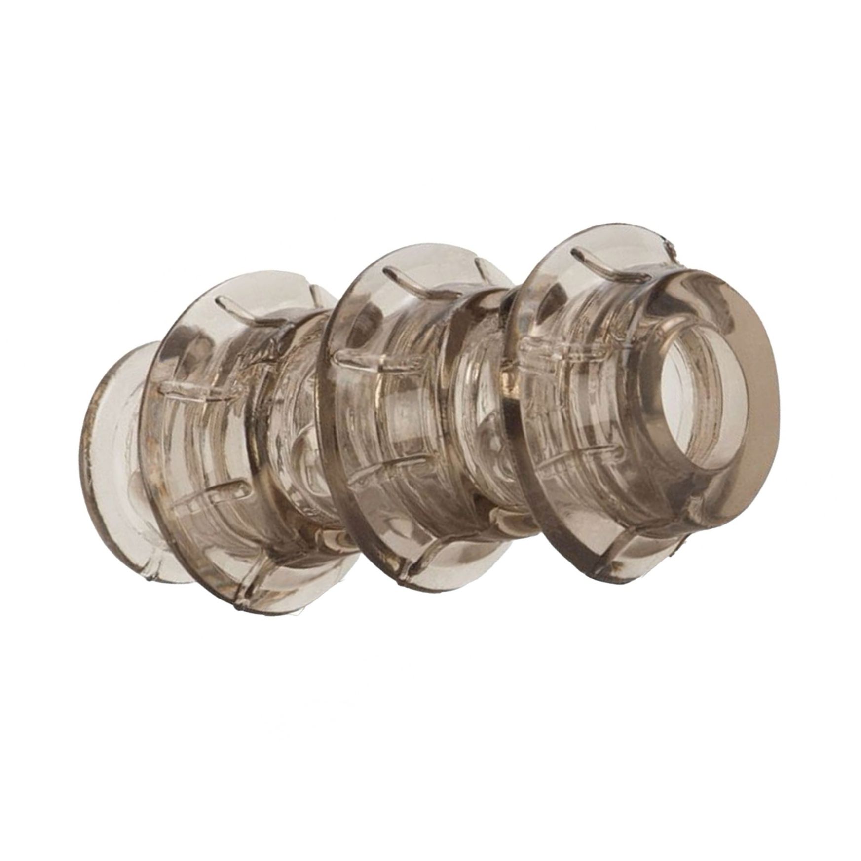 Triple Stacker Girth Ring Transparent