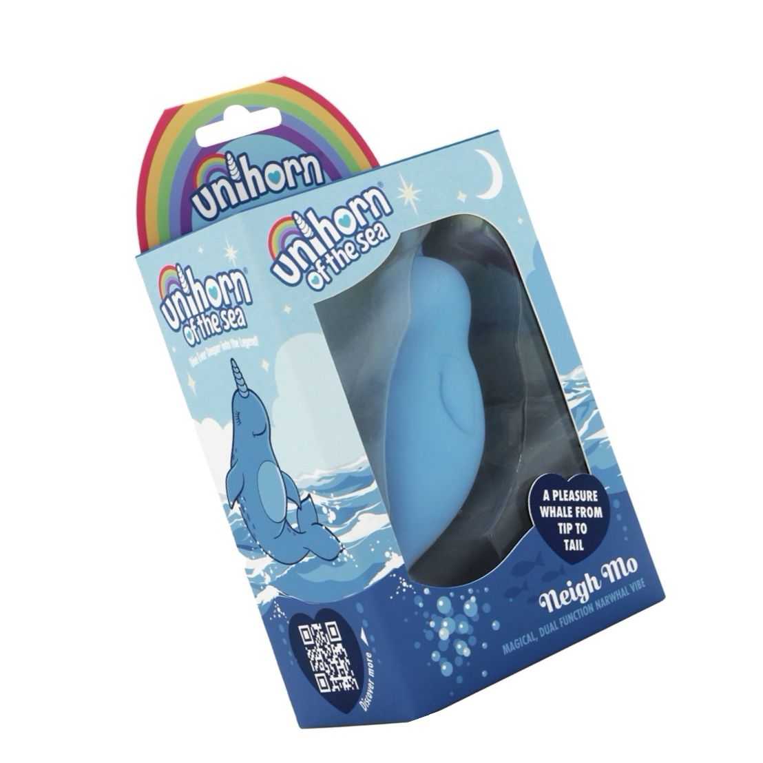 Unihorn Narwhal – Dublu Vibrator Clitoridian, 10 Moduri