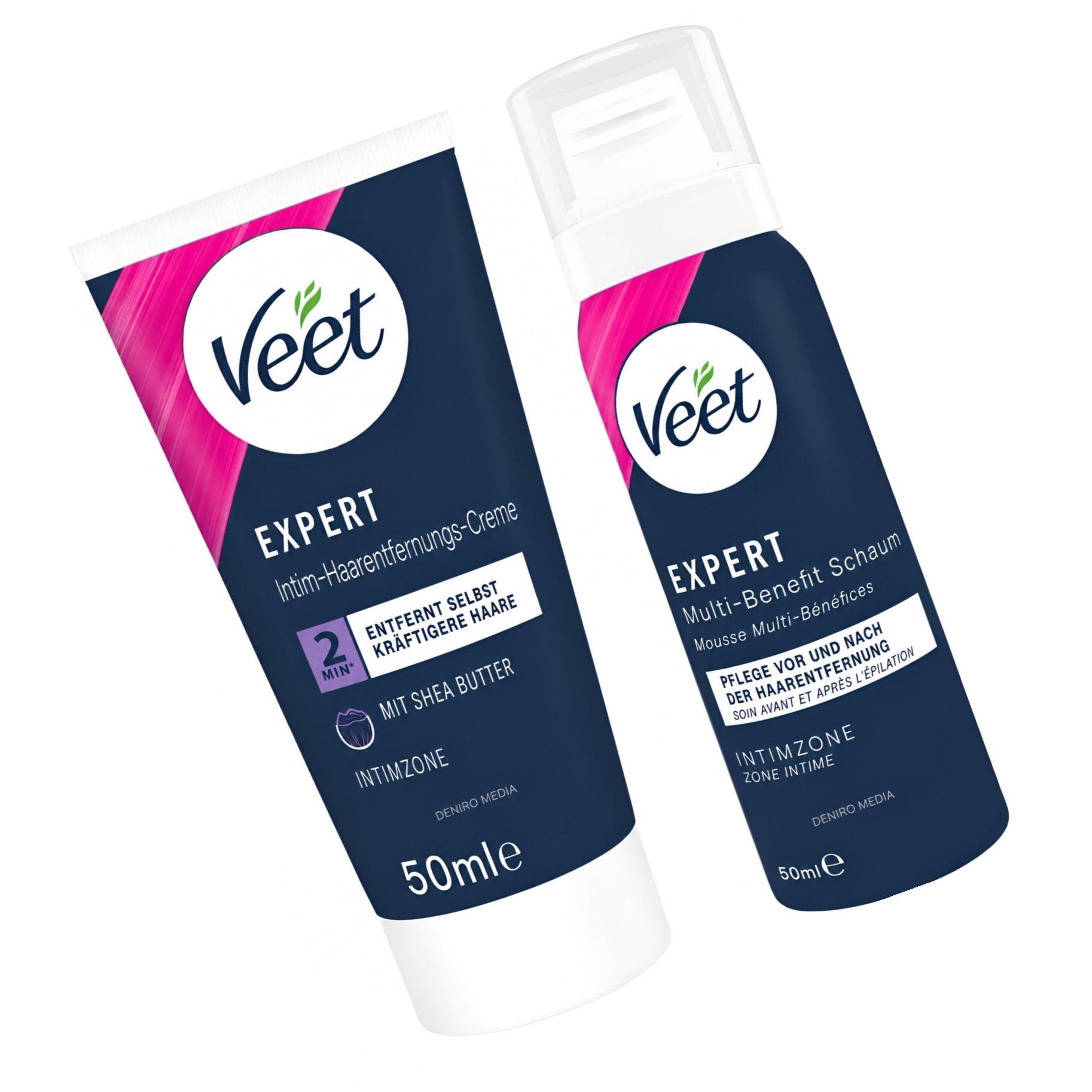 Veet EXPERT Set Epilare Intimă Cremă și Spumă