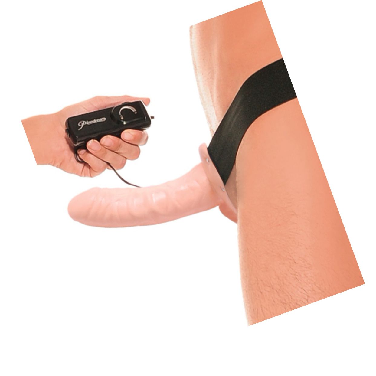 Vibrating Hollow Strap On For Him Or Her