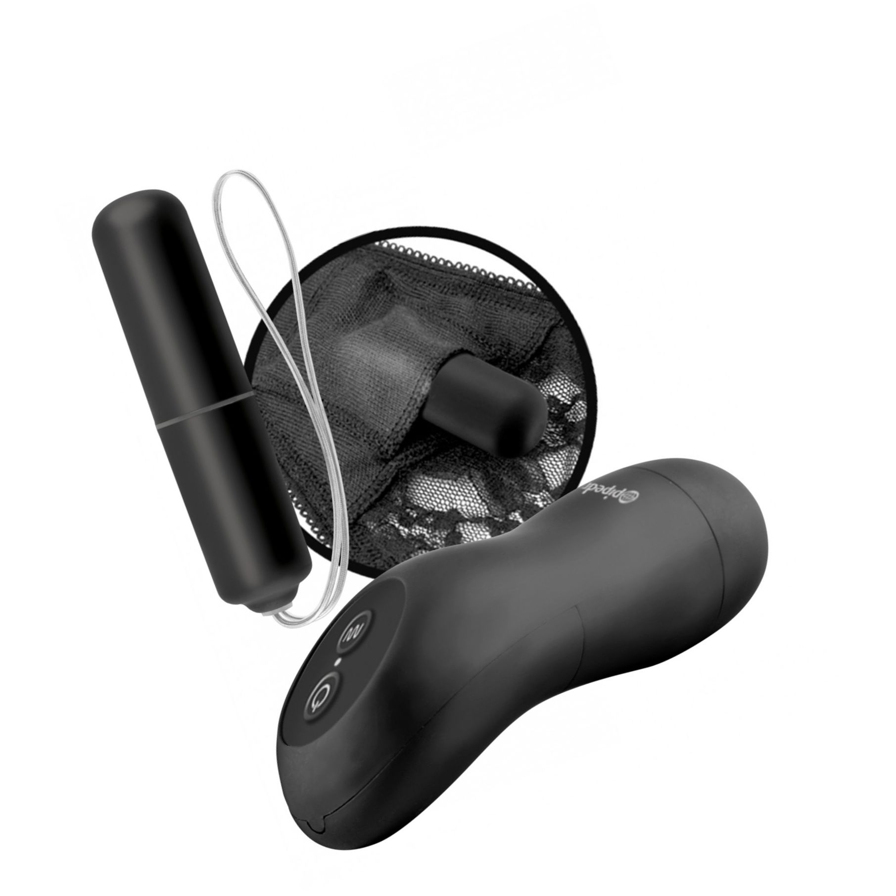 Vibrating Panties Remote Fetish Fantasy Negru