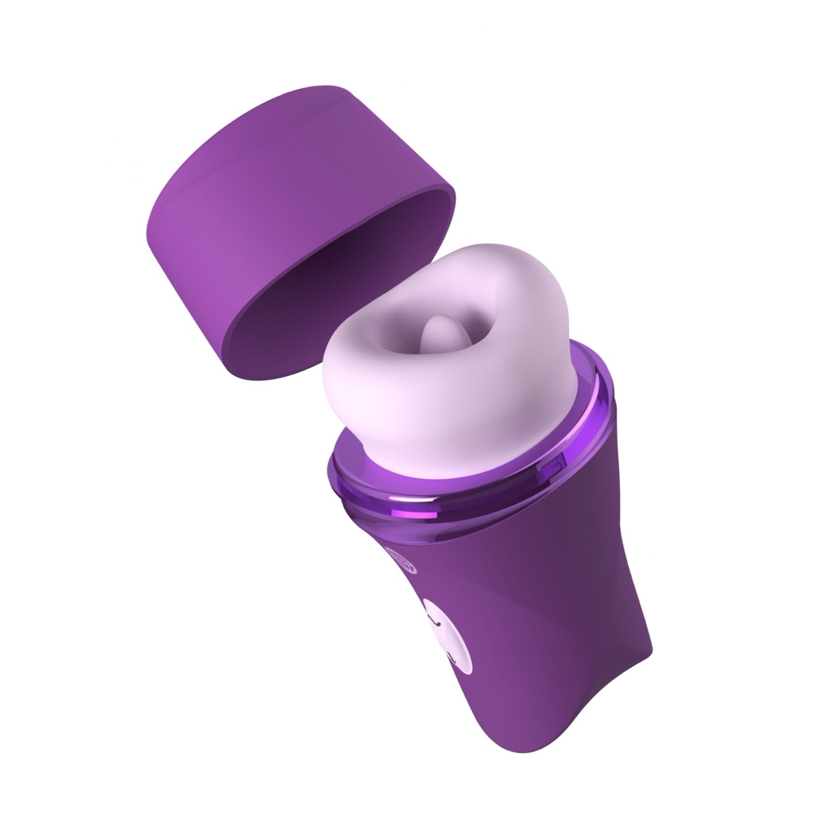 Vibrator Clitoridian Lush Kiss Plush cu Limbă Rotativă Mov