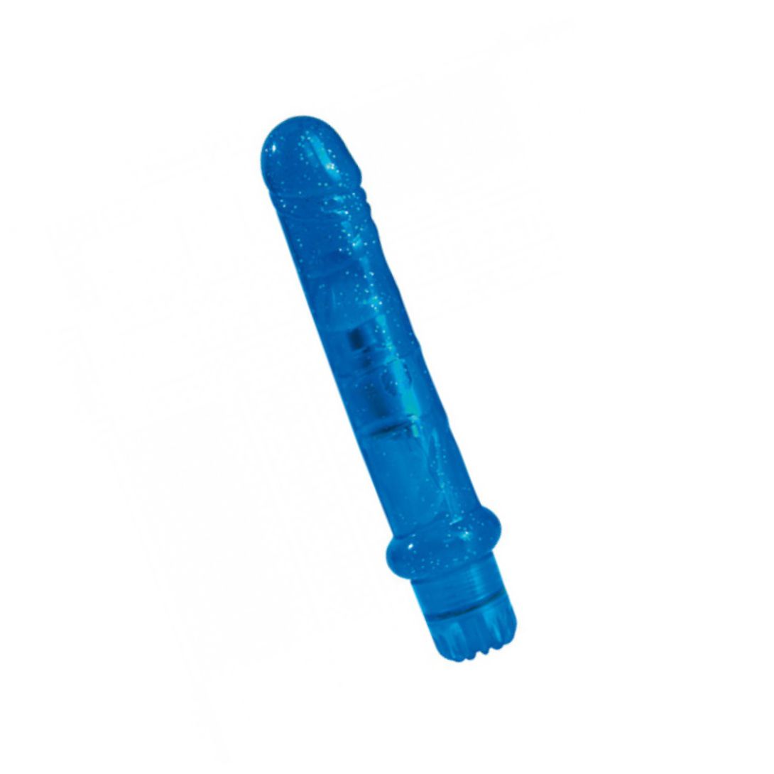 Vibrator Jammy Jelly Fresh Glitter albastru