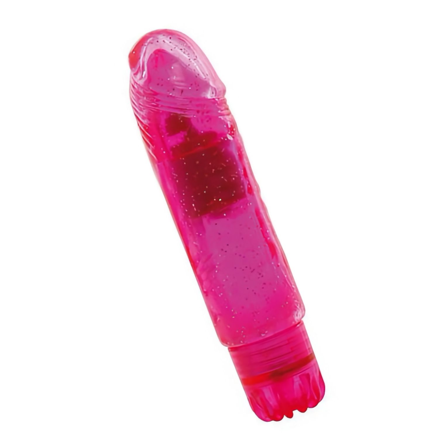 Vibrator Jammy Jelly Gleamy Glitter 13.5cm Roz