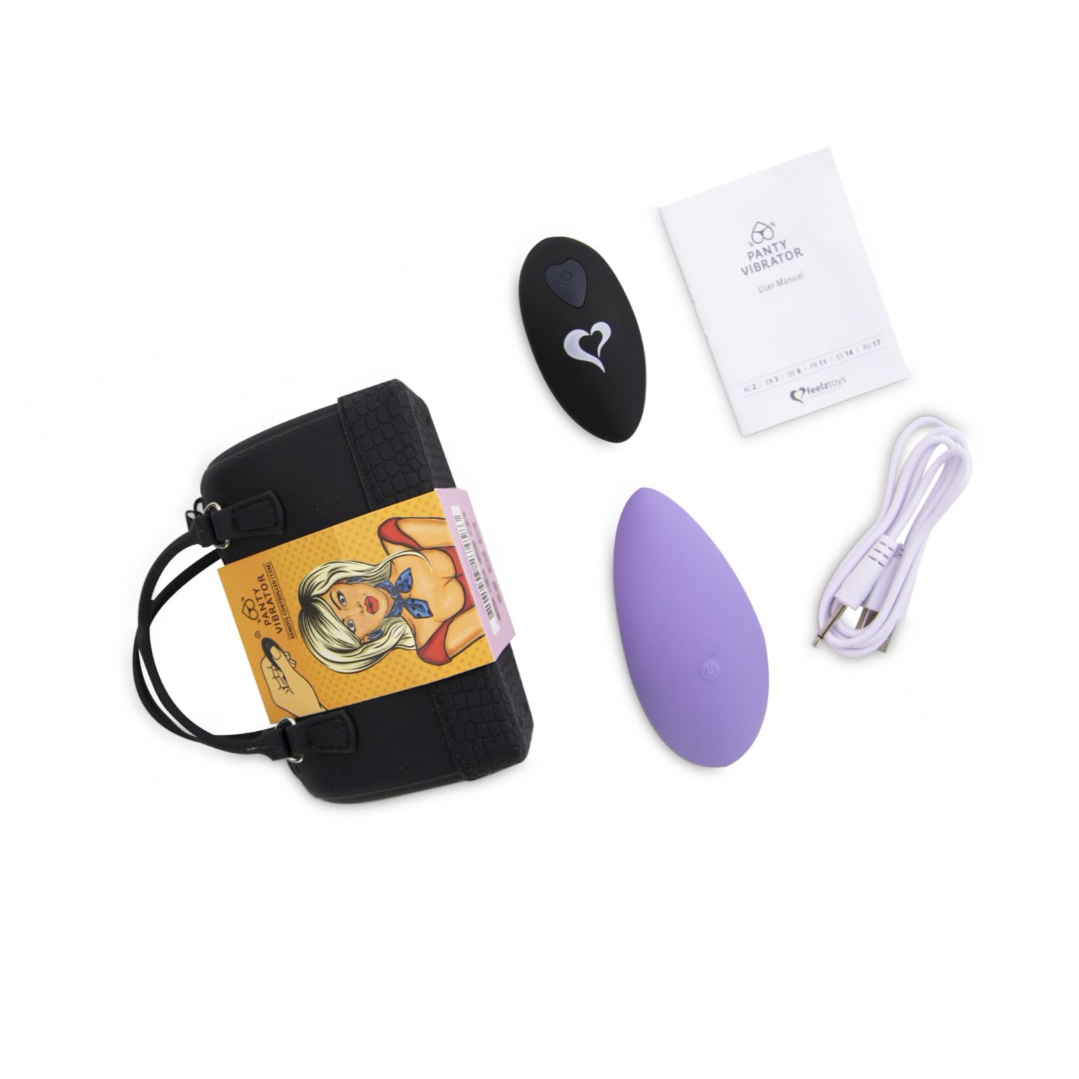 Vibrator Pentru Chilotei cu Telecomanda Feelztoys Mov