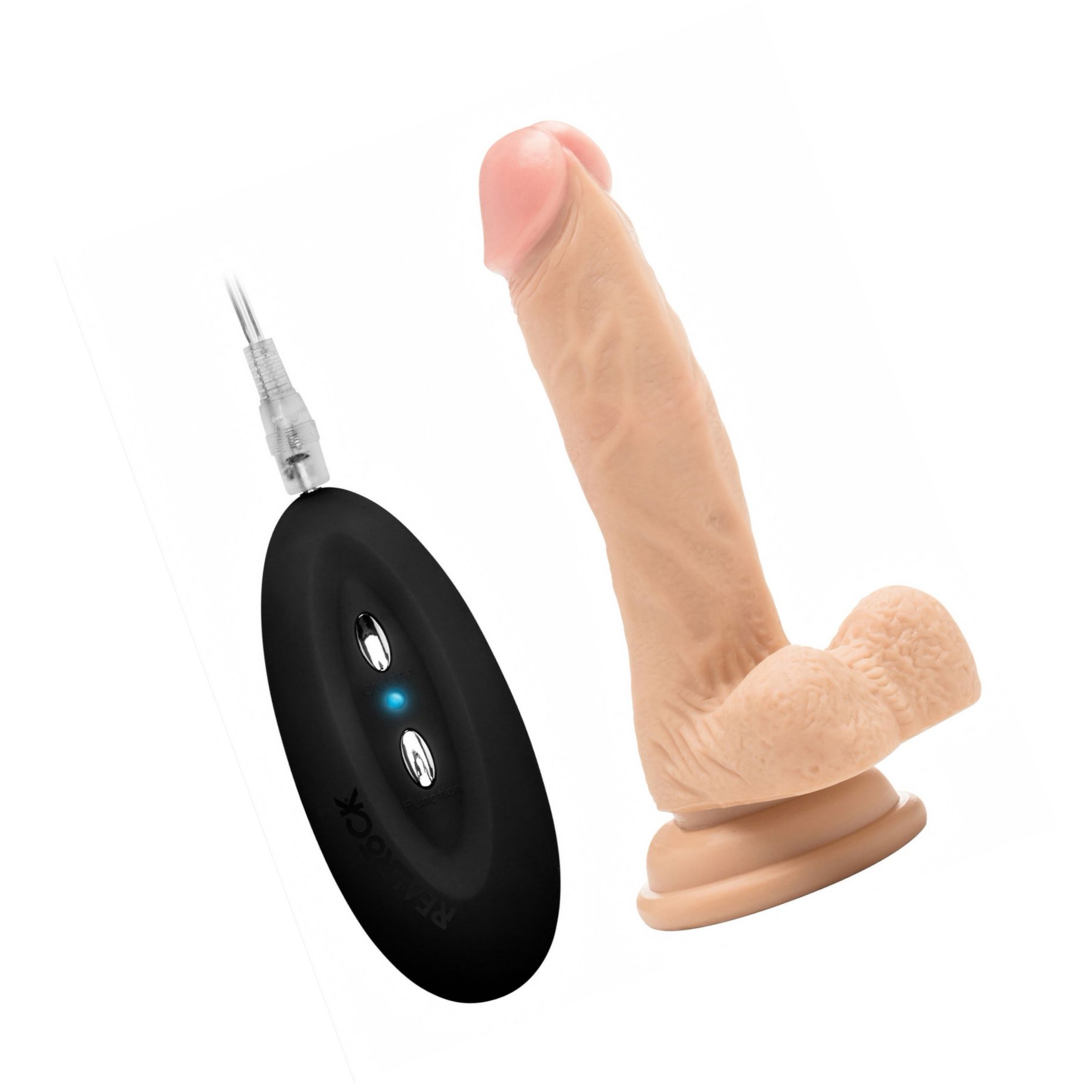 Vibrator Realistic 22cm Cu Testicule