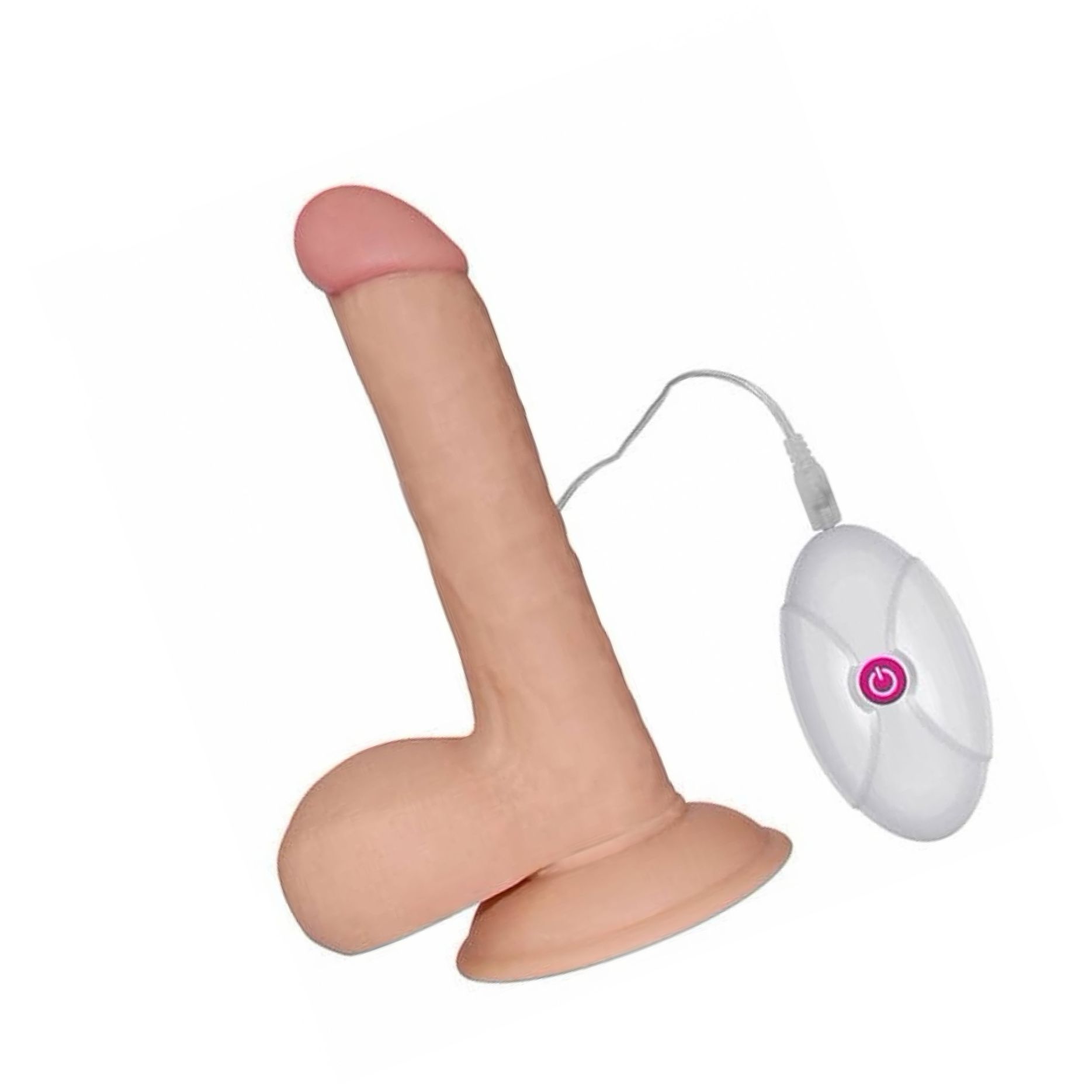 Vibrator Realistic cu Telecomanda The Ultra Soft Dude