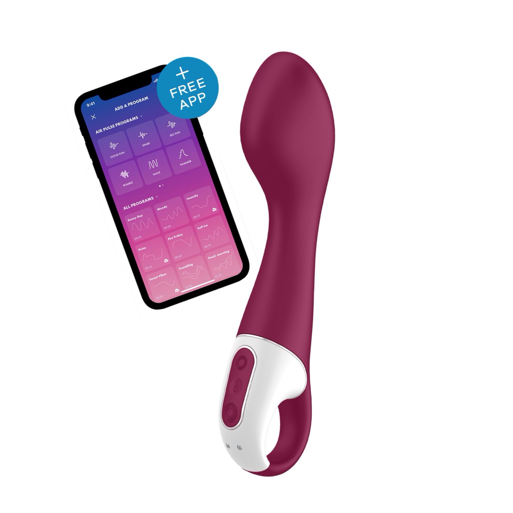 Vibrator Satisfyer Hot Spot Visiniu