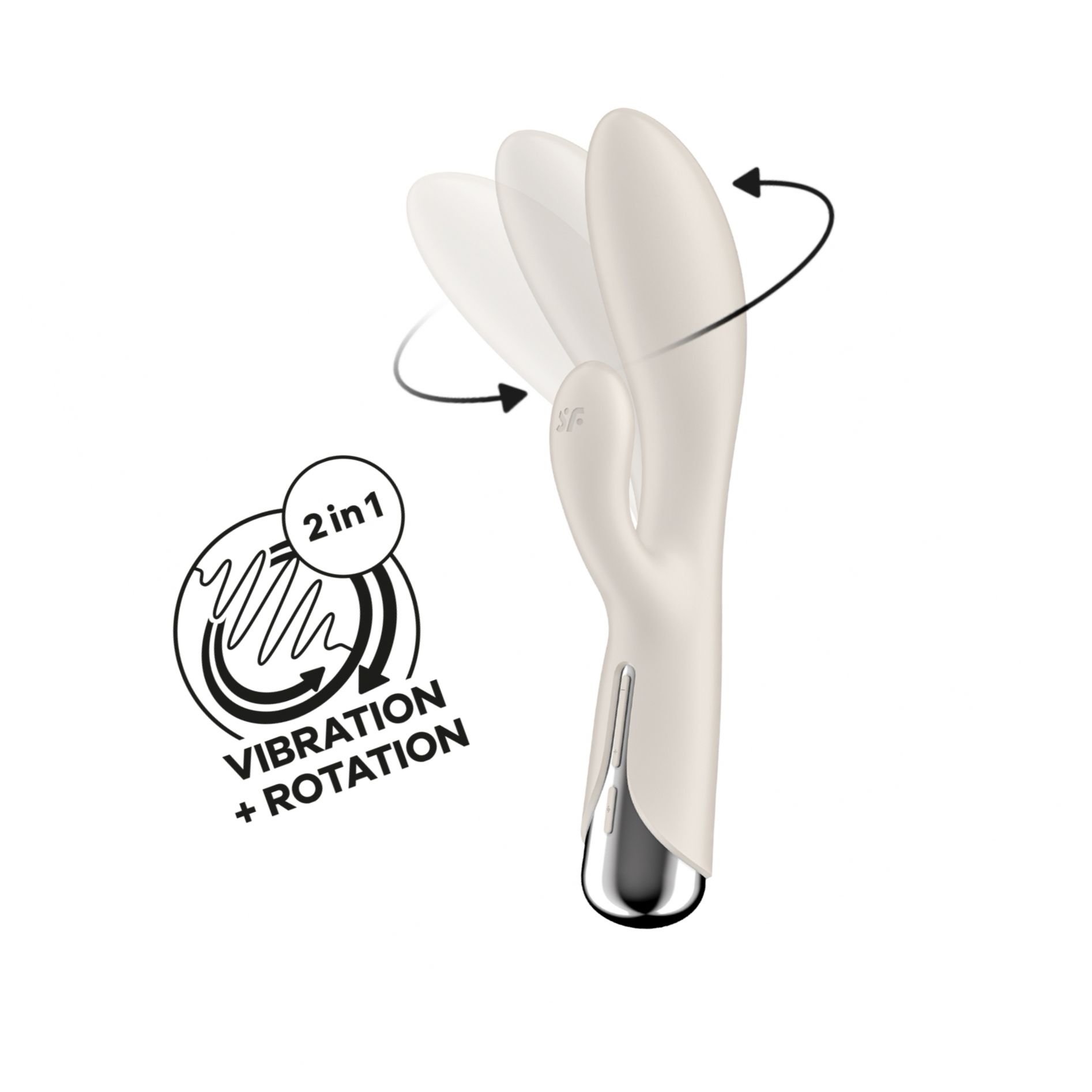 Vibrator Satisfyer Spinning Rabbit 1 Crem