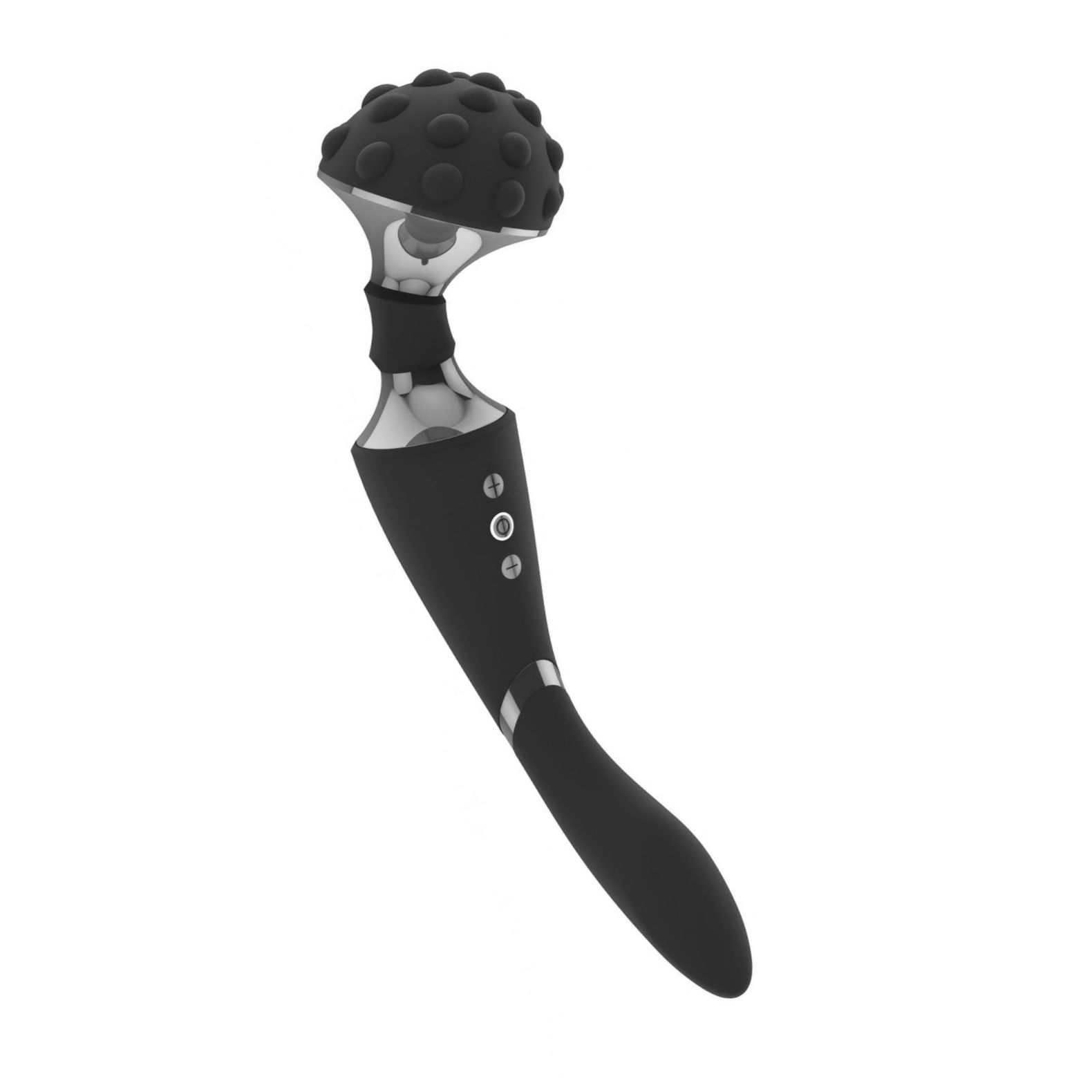 Vibrator Shiatsu Bendable Massager Wand Negru