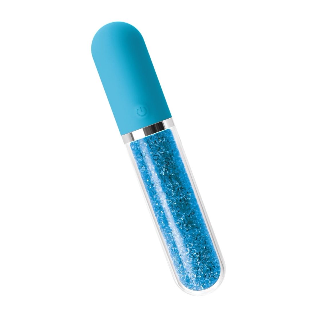 Vibrator Silicon Clasic Stardust Charm Albastru