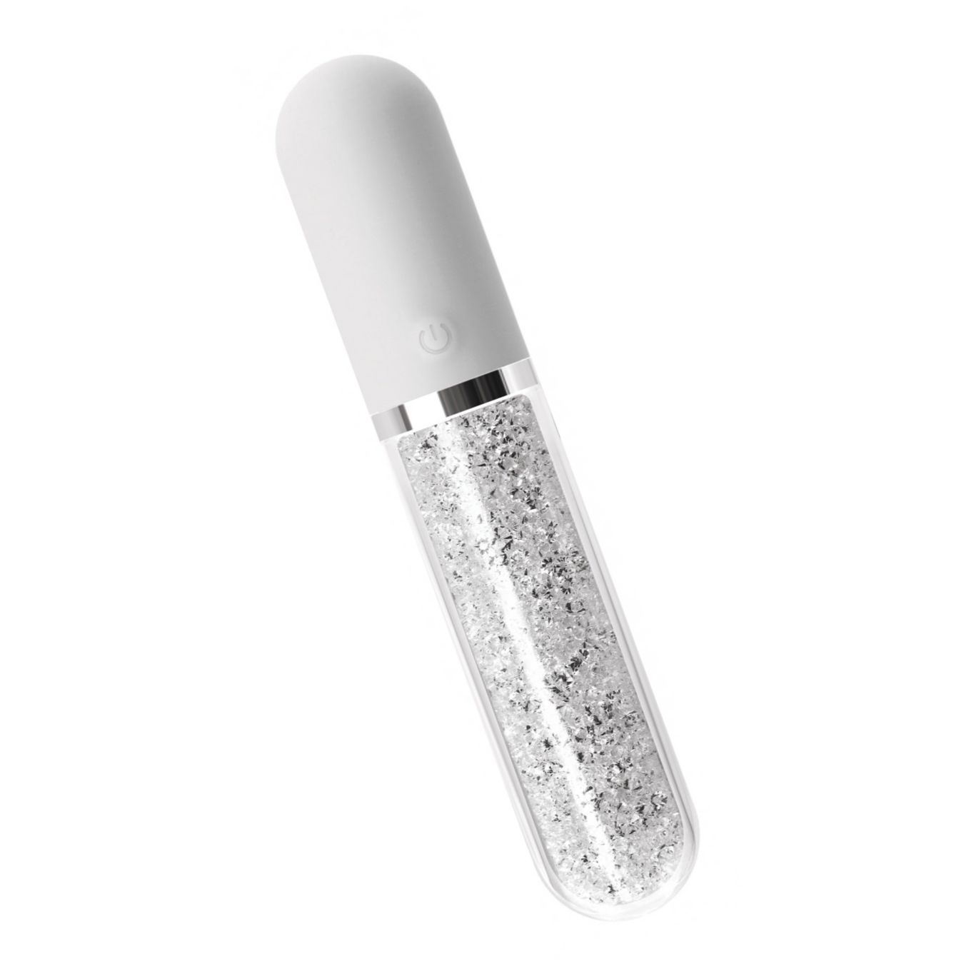 Vibrator Silicon Stardust Charm Alb