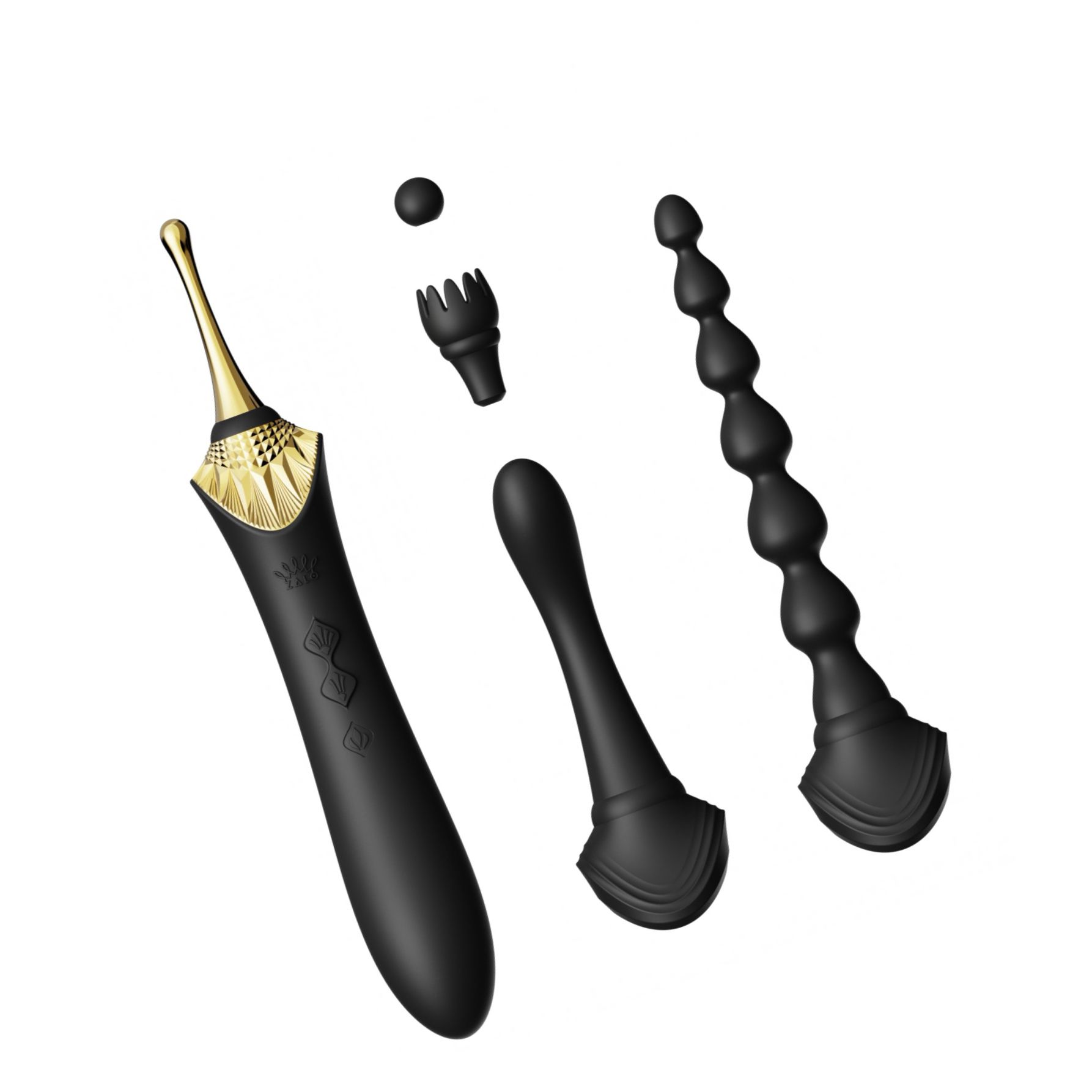 Vibrator Zalo Bess 2 Clitoral Massager Obsidian Negru