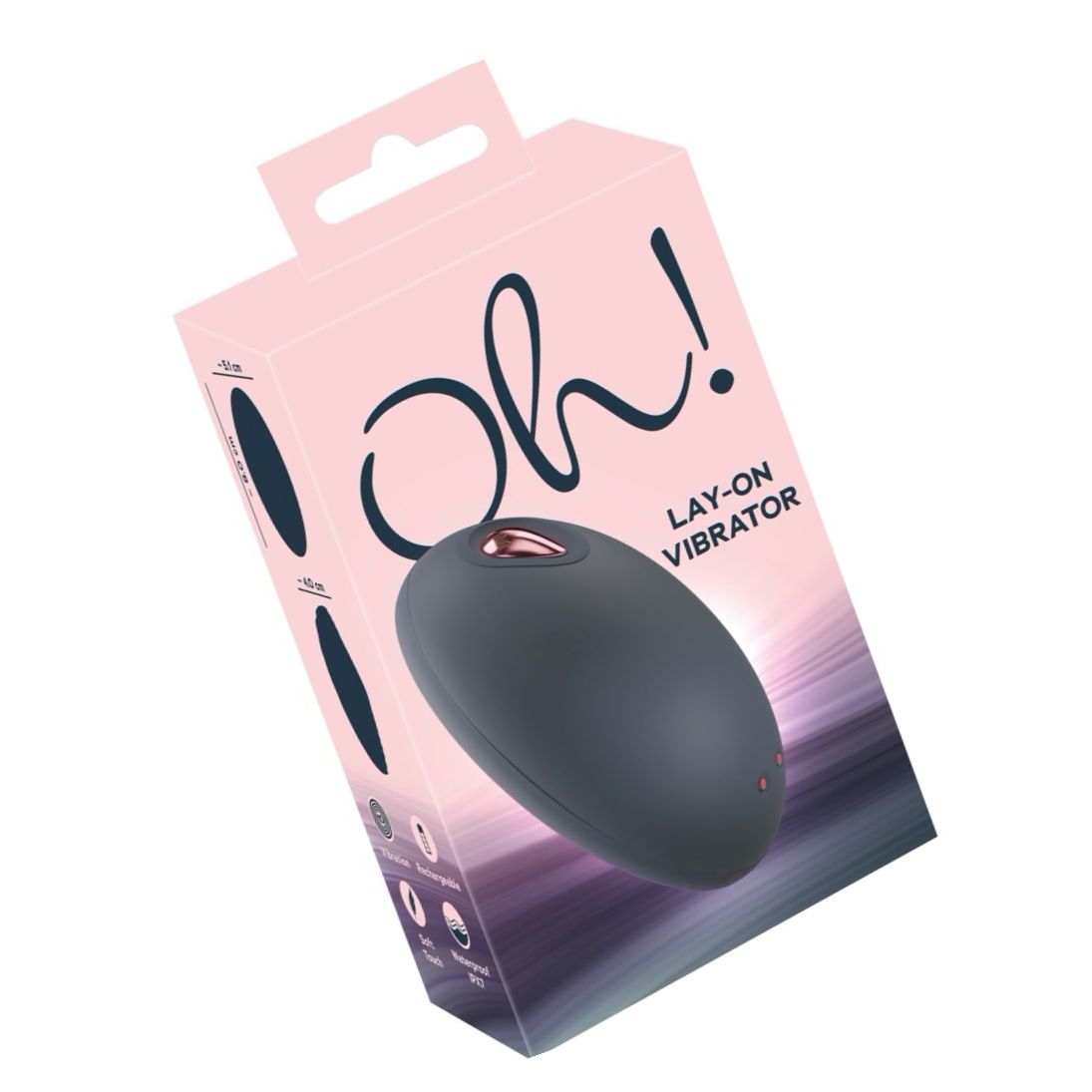 You2Toys Lay-On — Vibrator Compact, 10 Moduri, Reîncărcabil