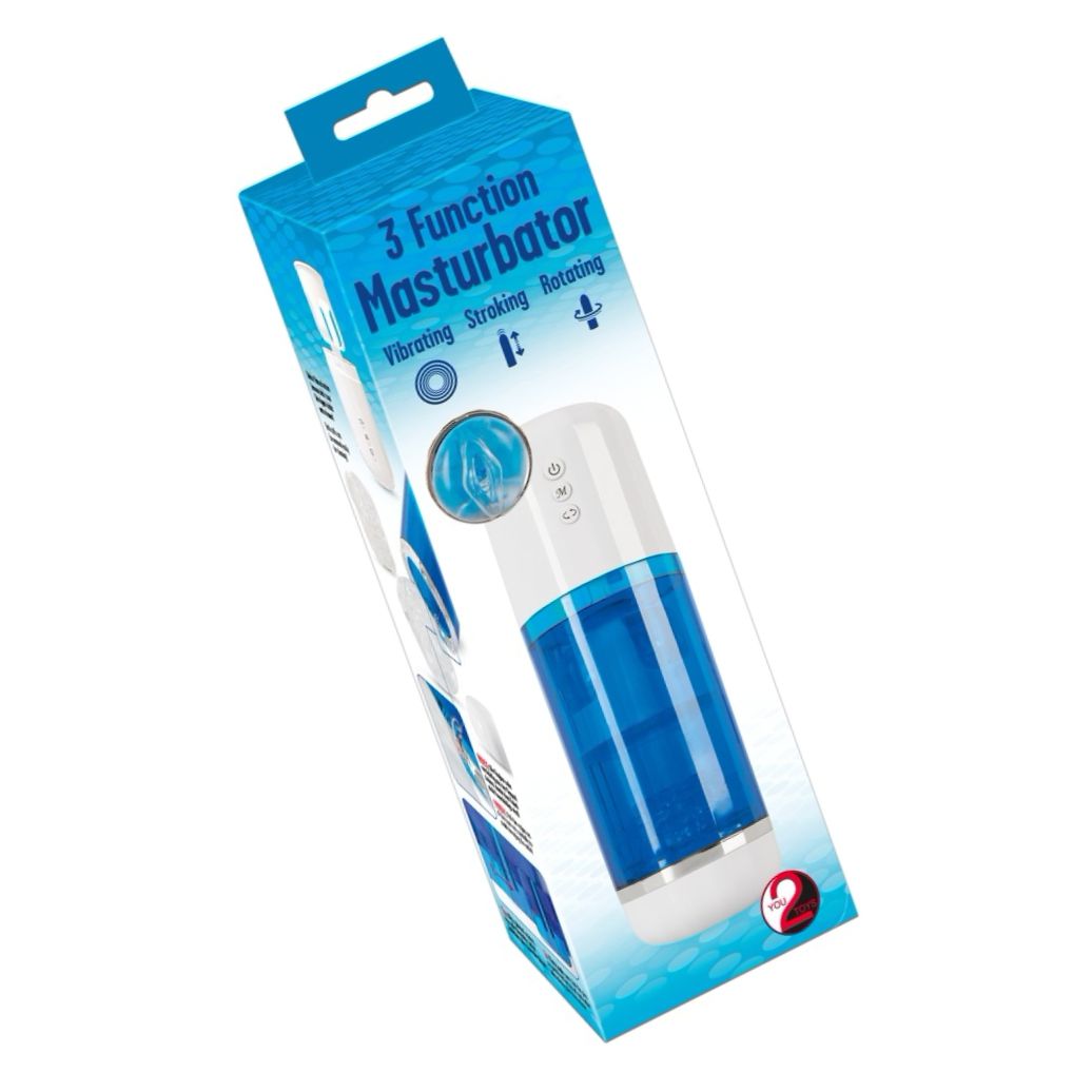 You2Toys Masturbator Reîncărcabil 3 Funcții — 10 Vibrații