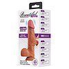 Debra Bahamut 8,5 — Vibrator curbat Realist cu Telecomandă