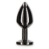 Anal Plug With Diamond Jewel M Negru