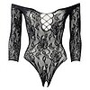 Body Le Desir Wonder Rhinestone Fun Negru XL-2XL